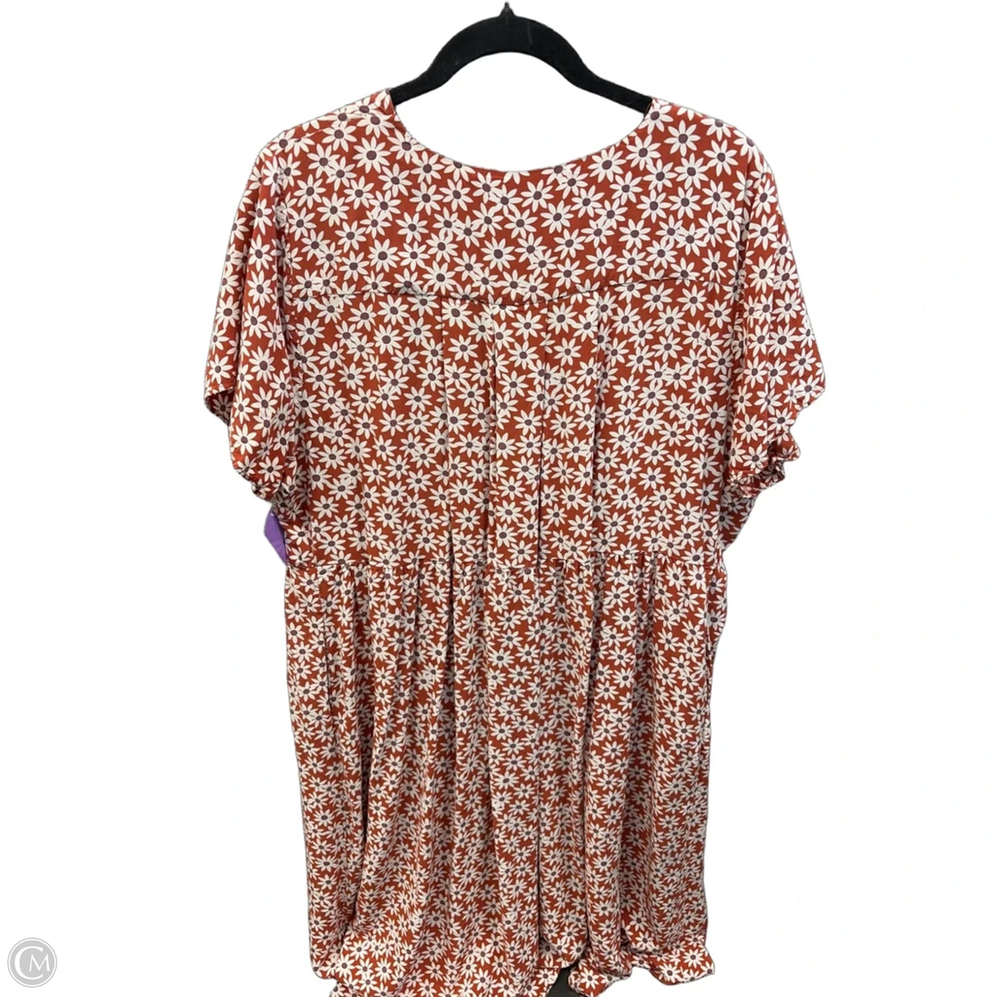 Dress Casual Midi By Madewell In Brown, Size: 2x