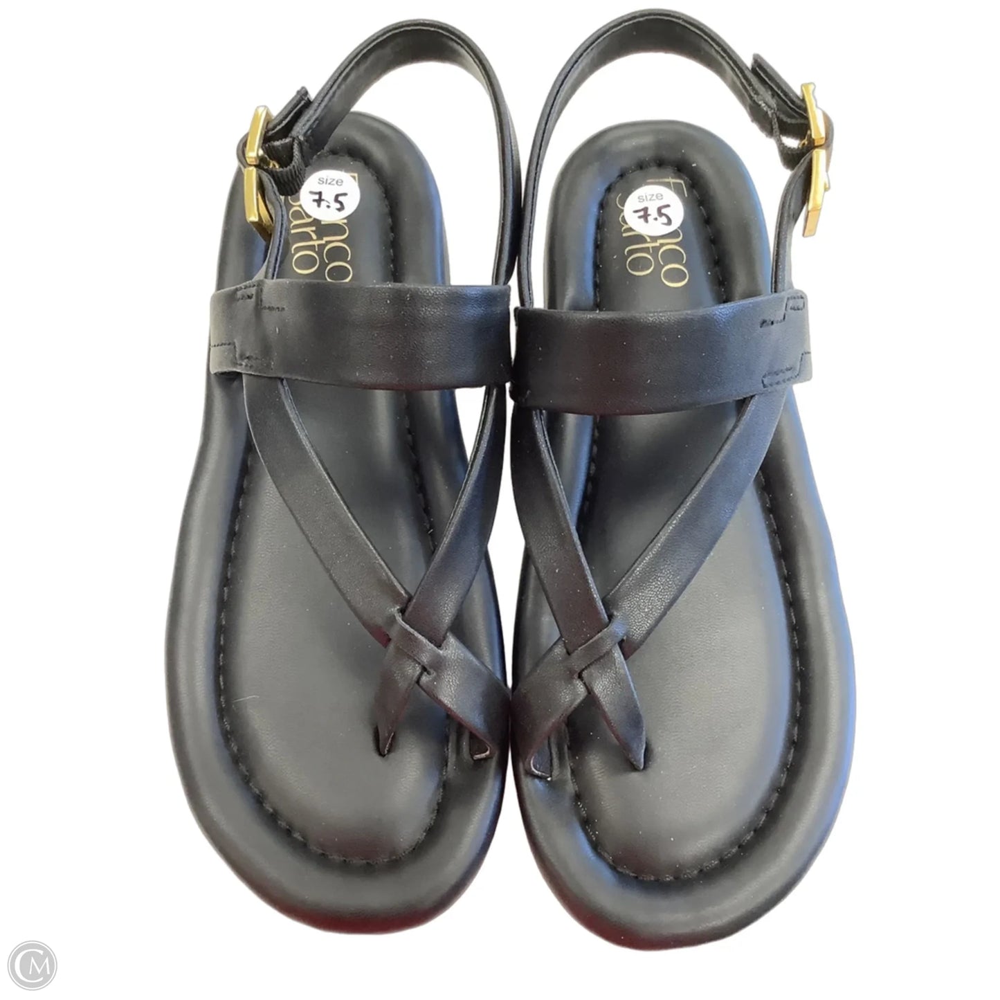 Sandals Flats By Franco Sarto In Black, Size: 7.5