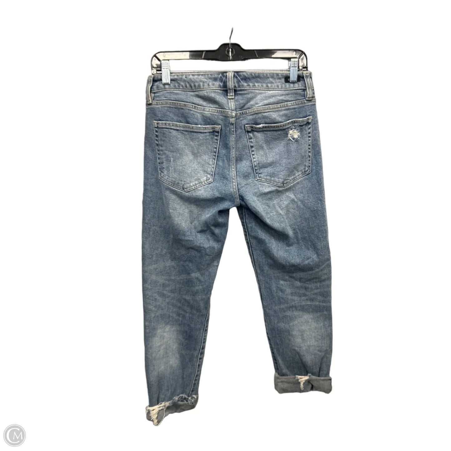 Jeans Cropped By Liverpool In Blue Denim, Size: 2