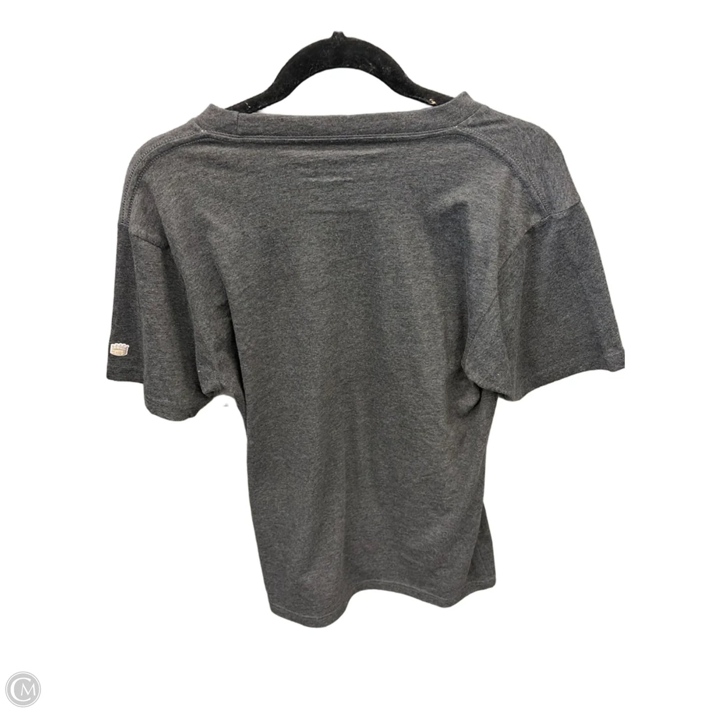 Top Short Sleeve By Cme In Grey, Size: S