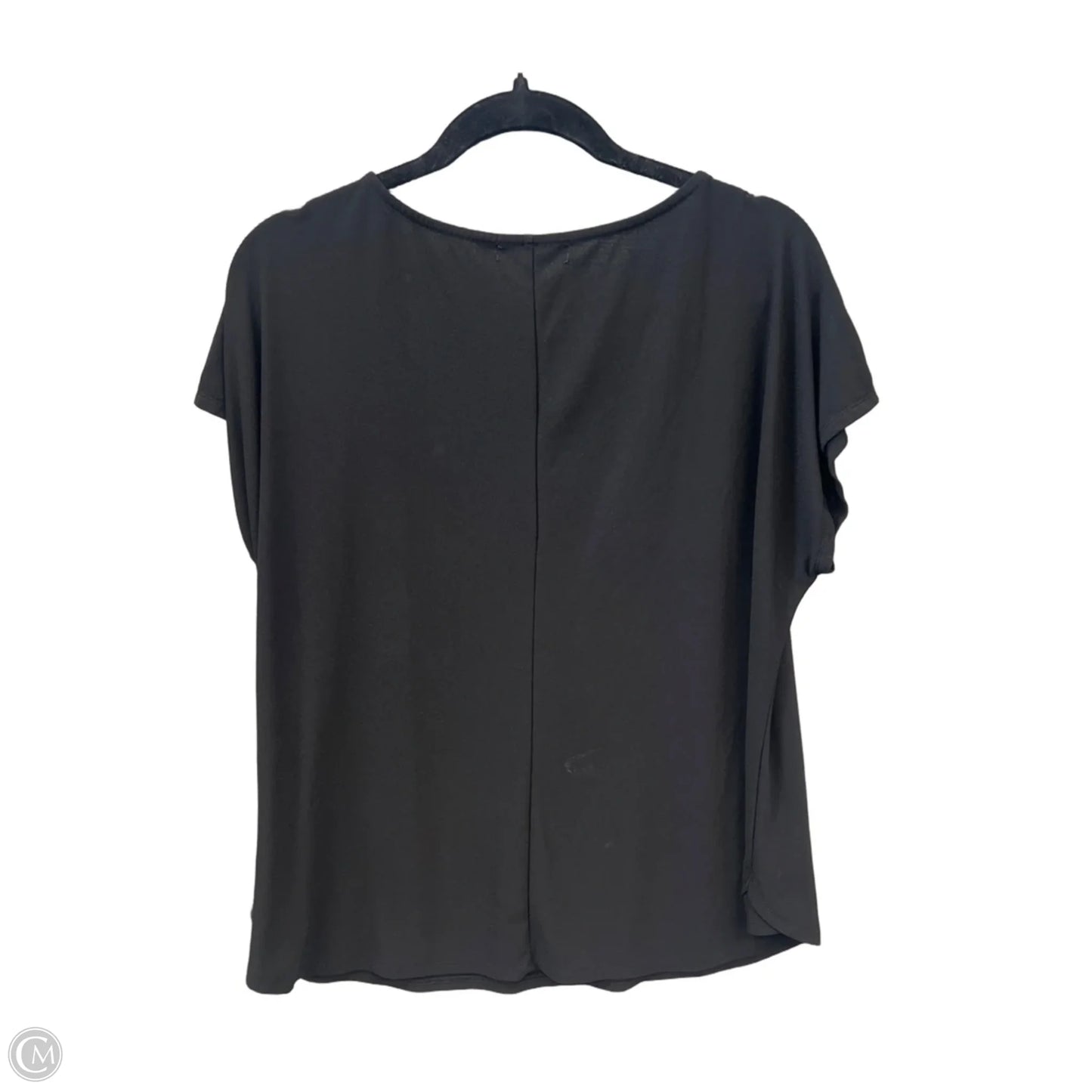 Top Short Sleeve By 89th And Madison In Black, Size: 1x