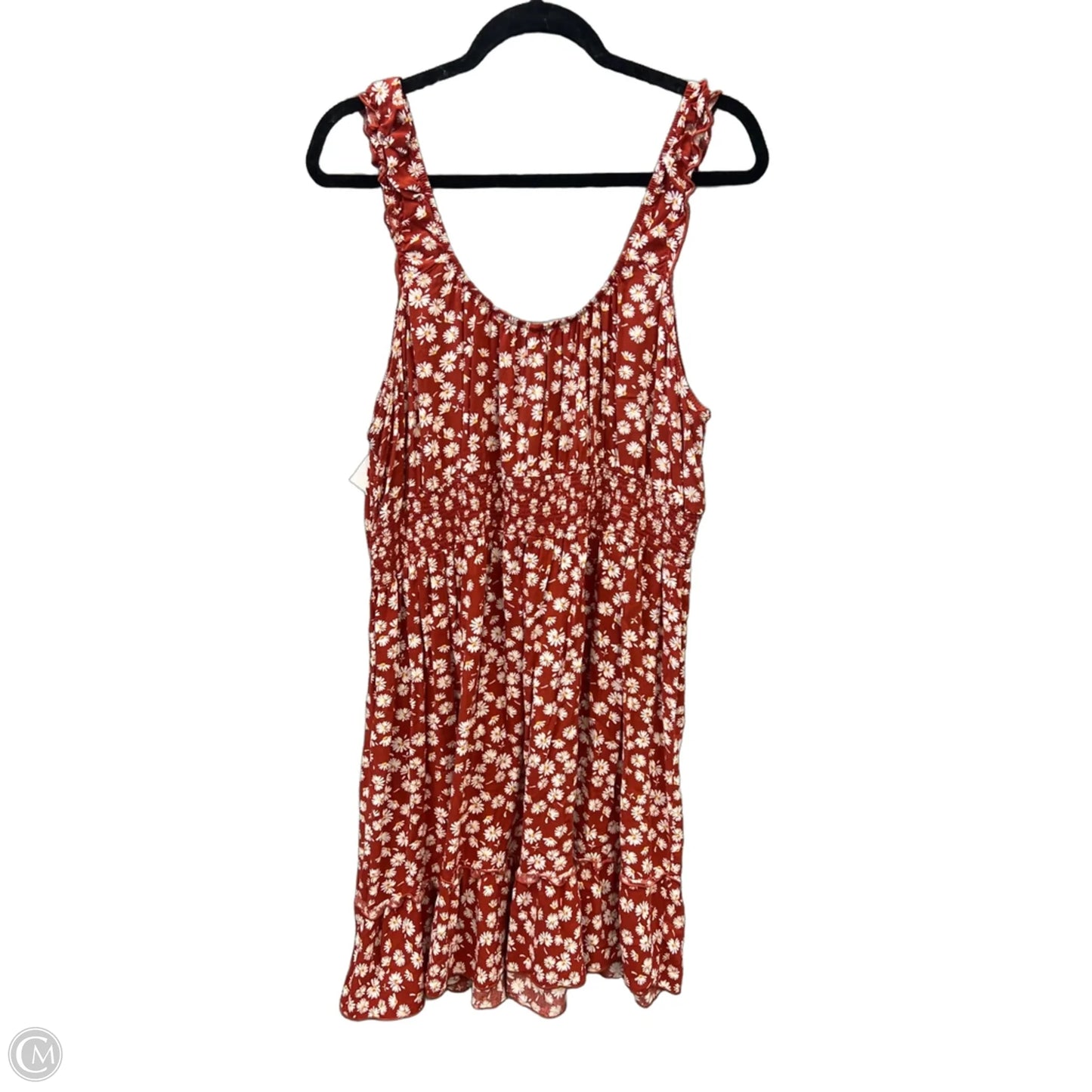 Dress Casual Short By Clothes Mentor In Brown, Size: 2x