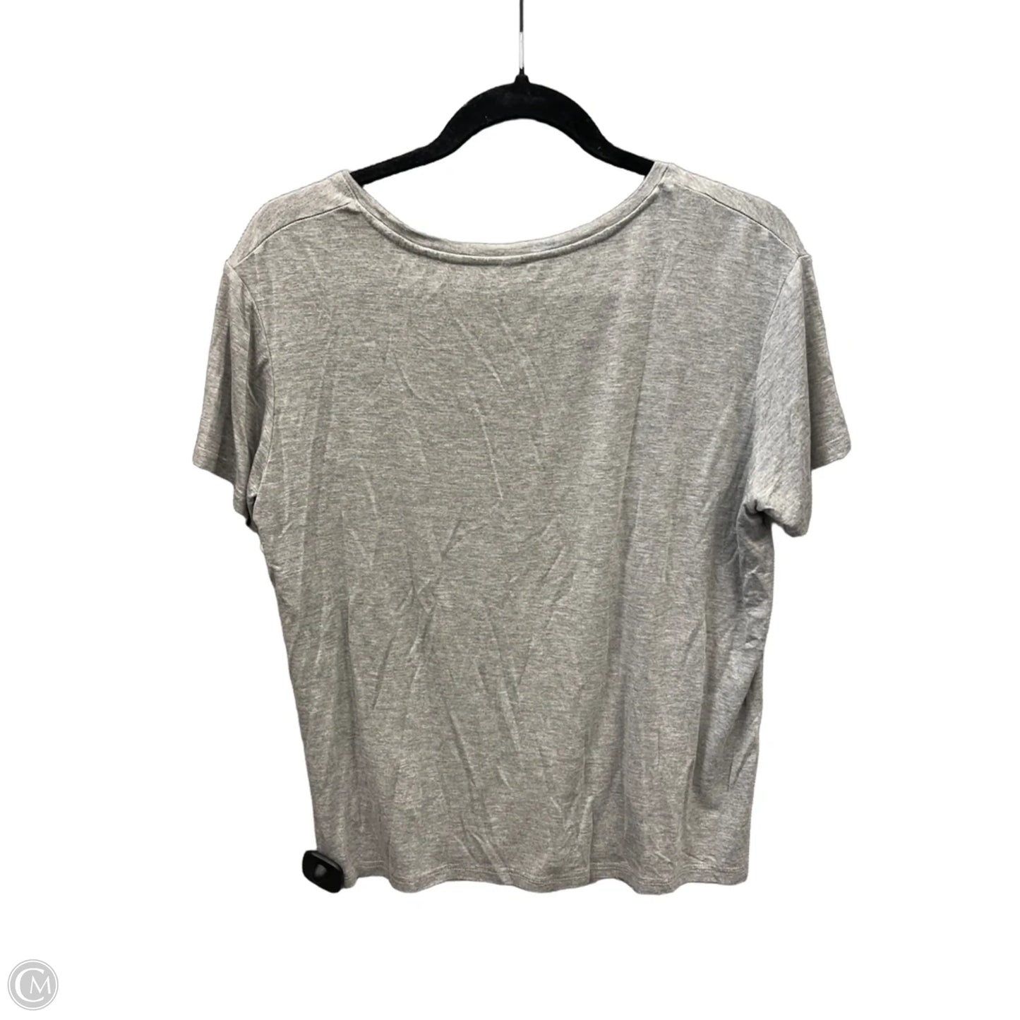 Top Short Sleeve By Clothes Mentor In Grey, Size: S