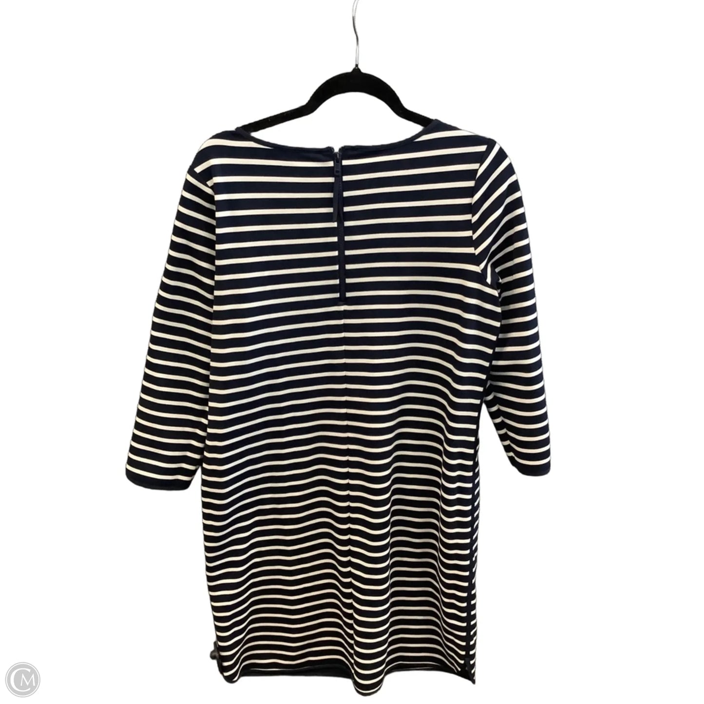 Dress Casual Midi By Lands End In Navy, Size: L