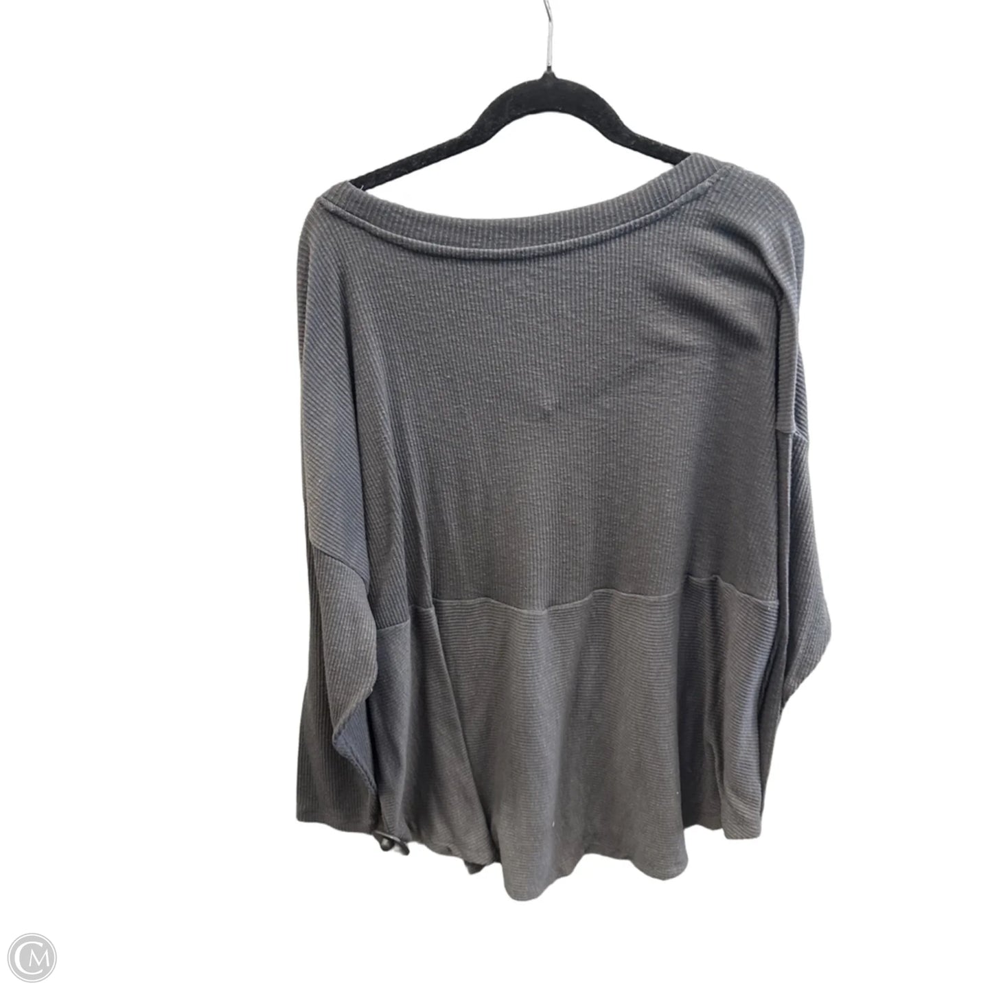 Top Long Sleeve By Maurices In Grey, Size: 3x