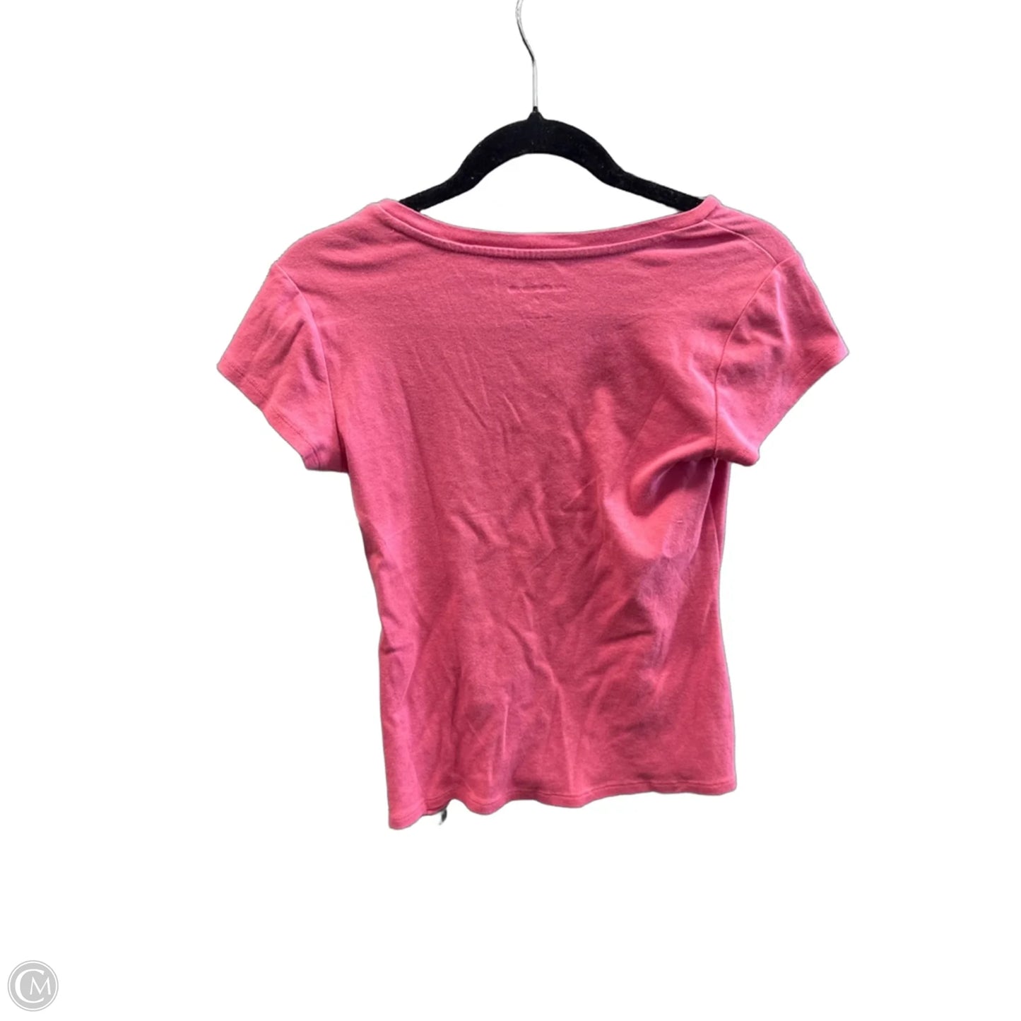 Top Short Sleeve Basic By Liz Claiborne In Pink, Size: S