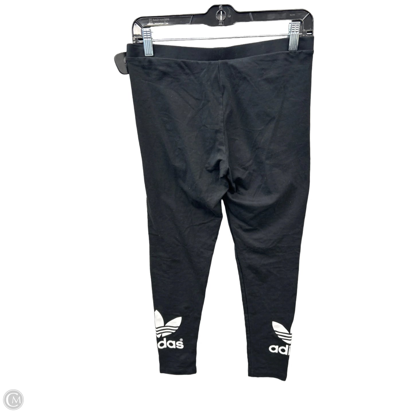 Athletic Leggings By Adidas In Black, Size: M