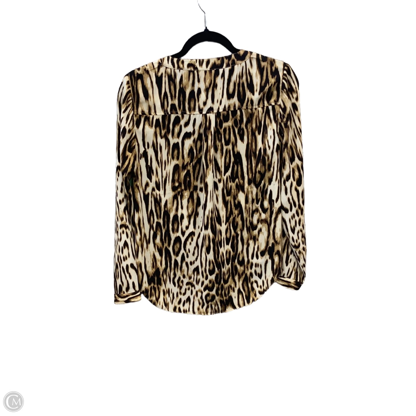 Top Long Sleeve By Chicos In Animal Print, Size: S