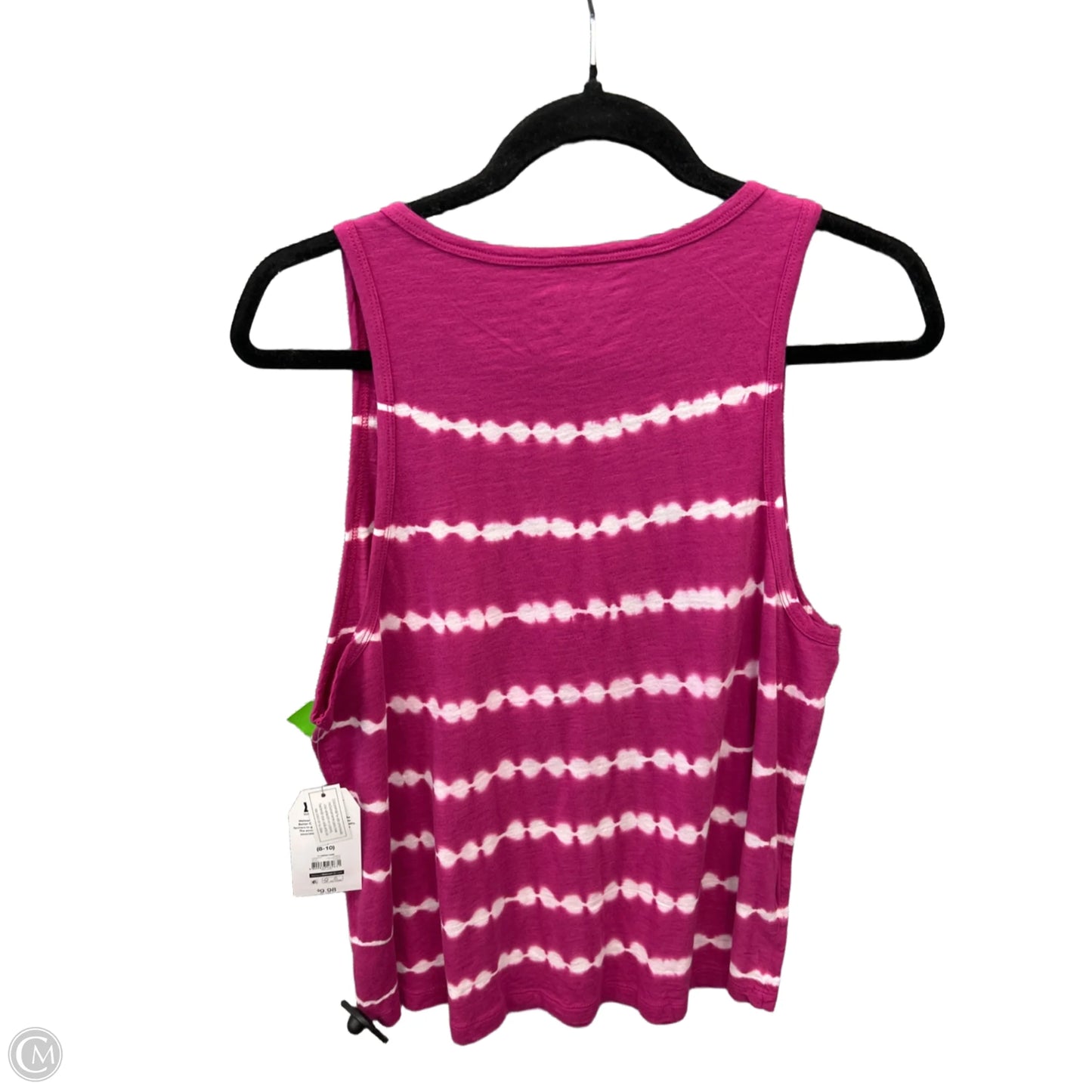 Top Sleeveless By Time And Tru In Pink, Size: M