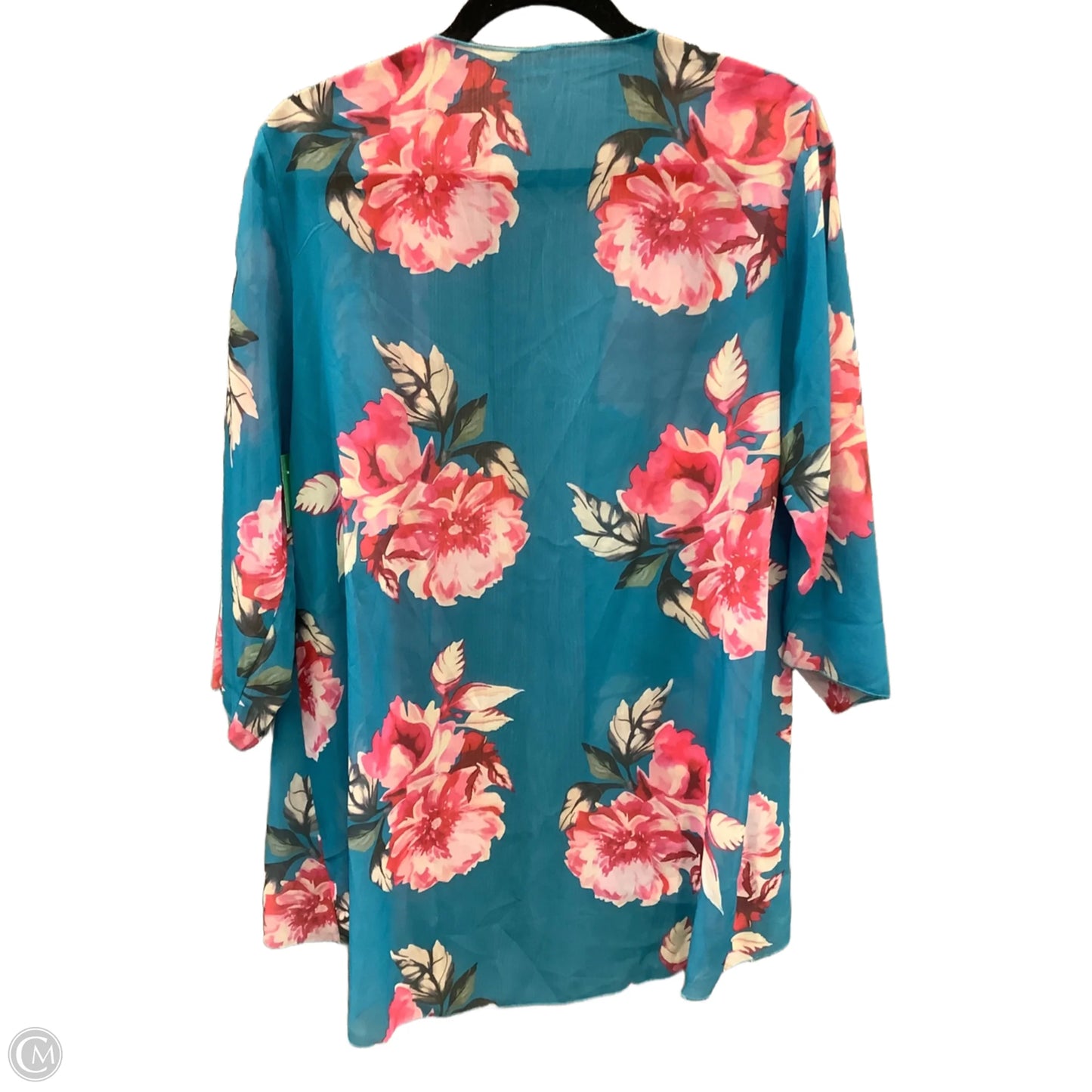 Kimono By Clothes Mentor In Blue, Size: S