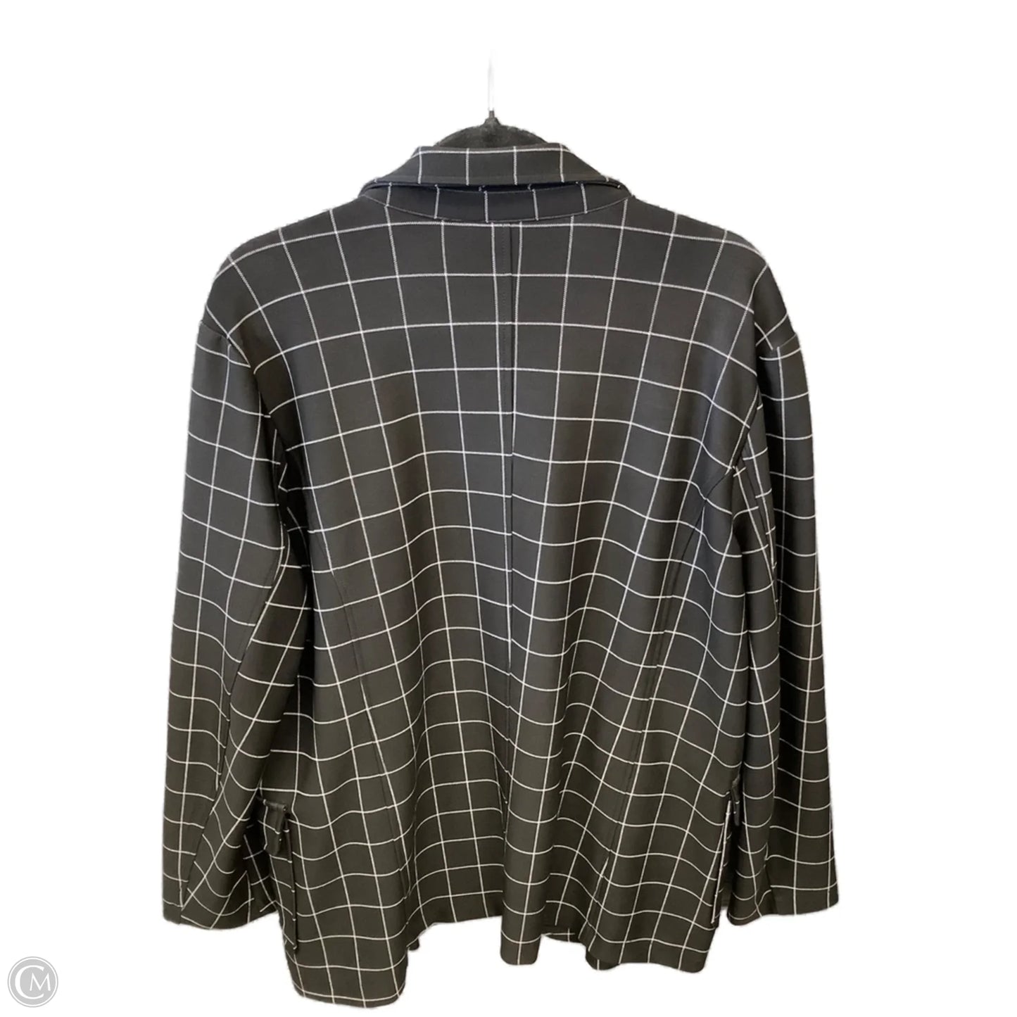 Blazer By Clothes Mentor In Black, Size: 1x