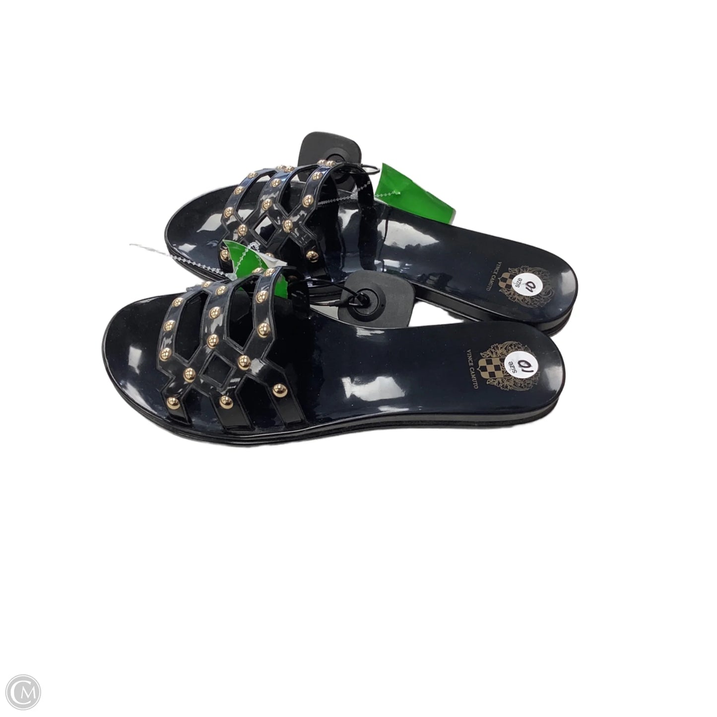 Sandals Flats By Vince Camuto In Black, Size: 10