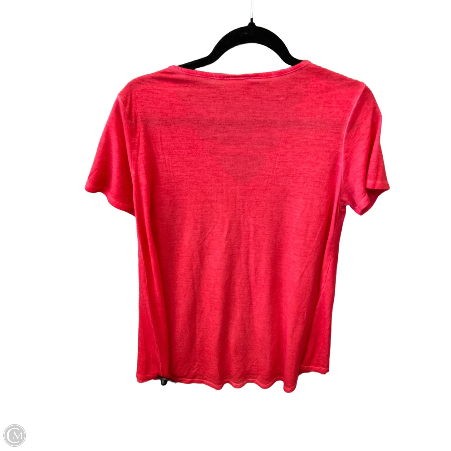 Top Short Sleeve By Bobbie Brooks In Pink, Size: L