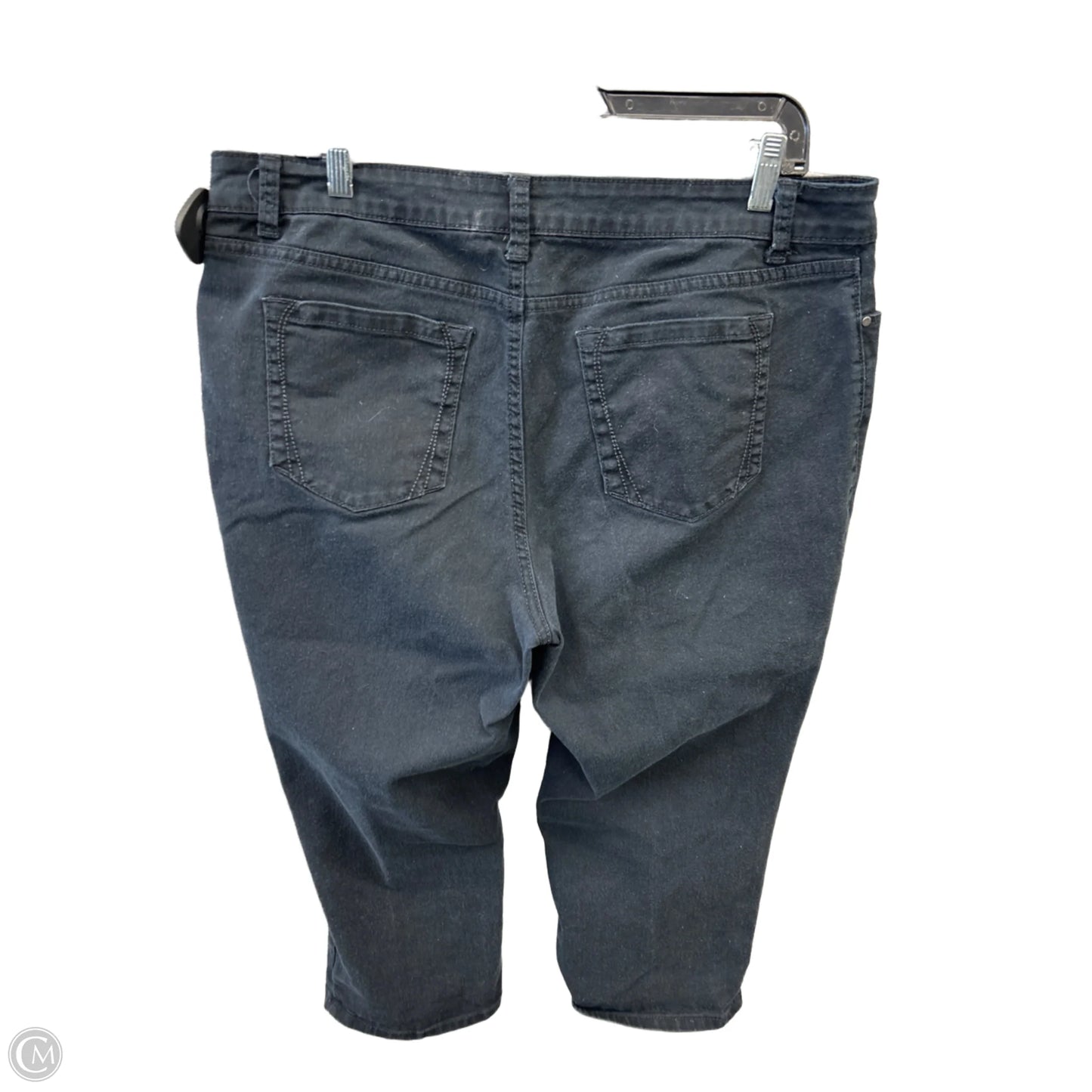 Capris By Croft And Barrow In Black, Size: 16