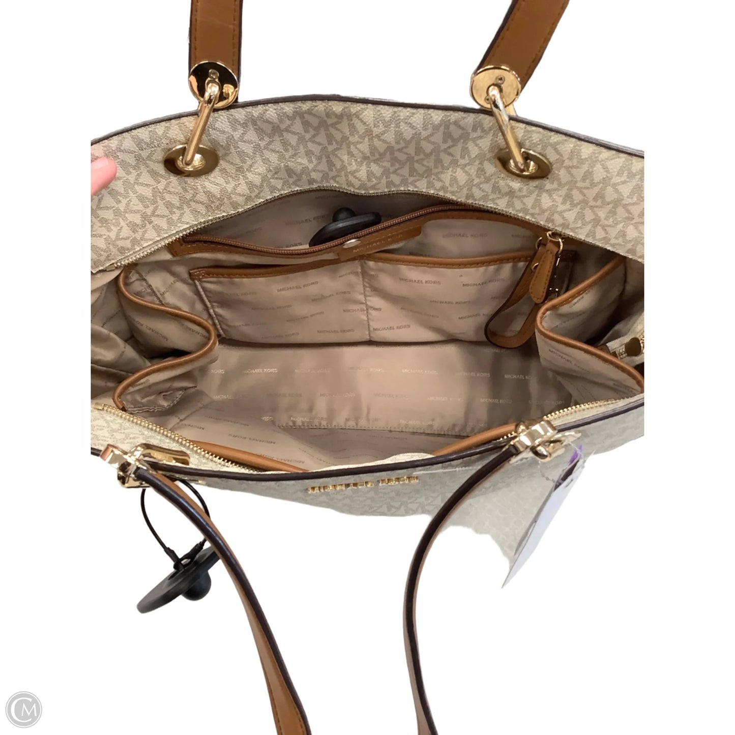 Handbag Designer By Michael Kors, Size: Large