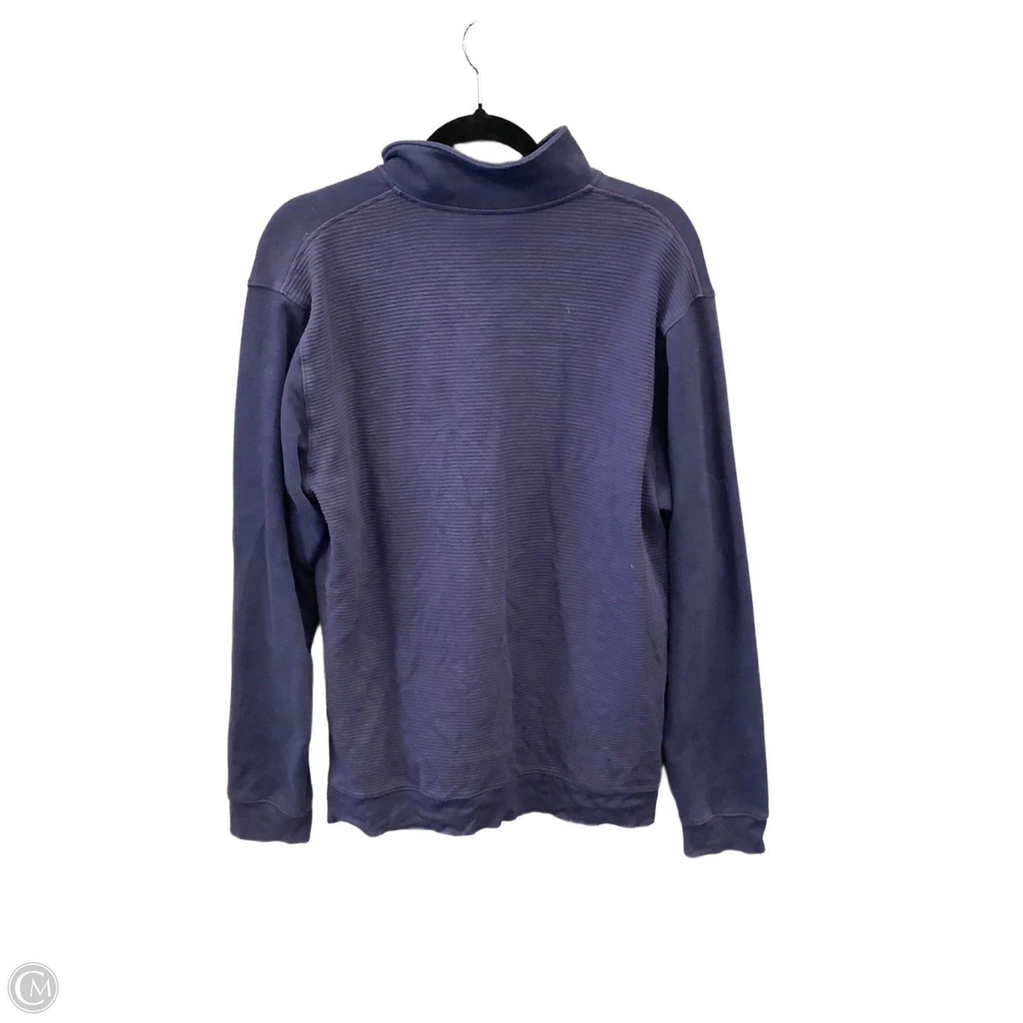 Sweatshirt Collar By Clothes Mentor In Blue & Green, Size: L