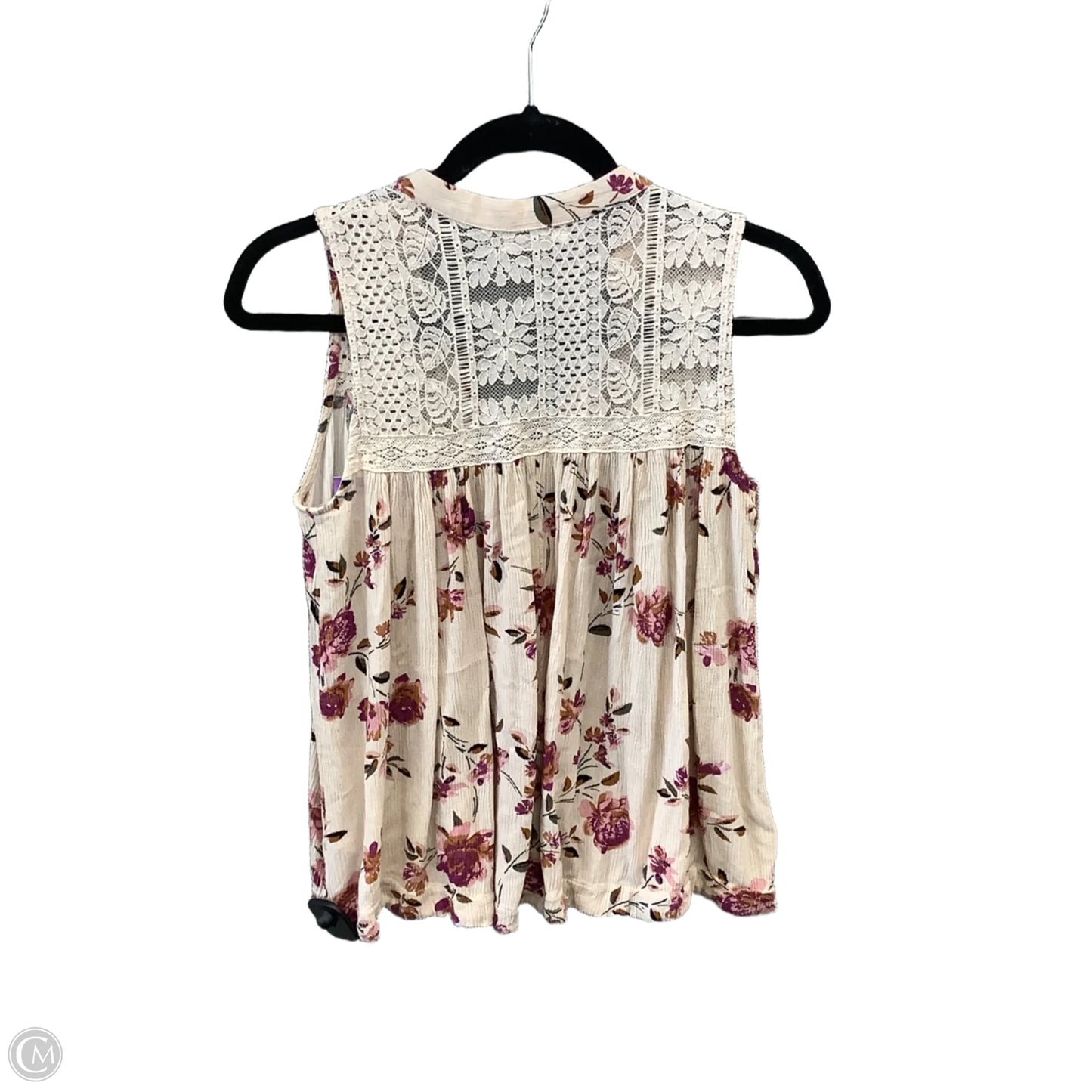 Top Sleeveless By Maurices In Floral Print, Size: Xs