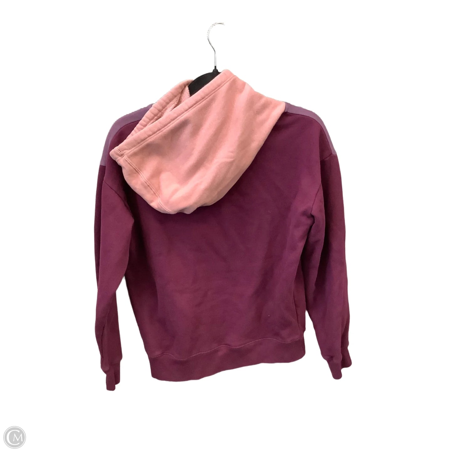 Athletic Sweatshirt Hoodie By Champion In Pink & Purple, Size: S