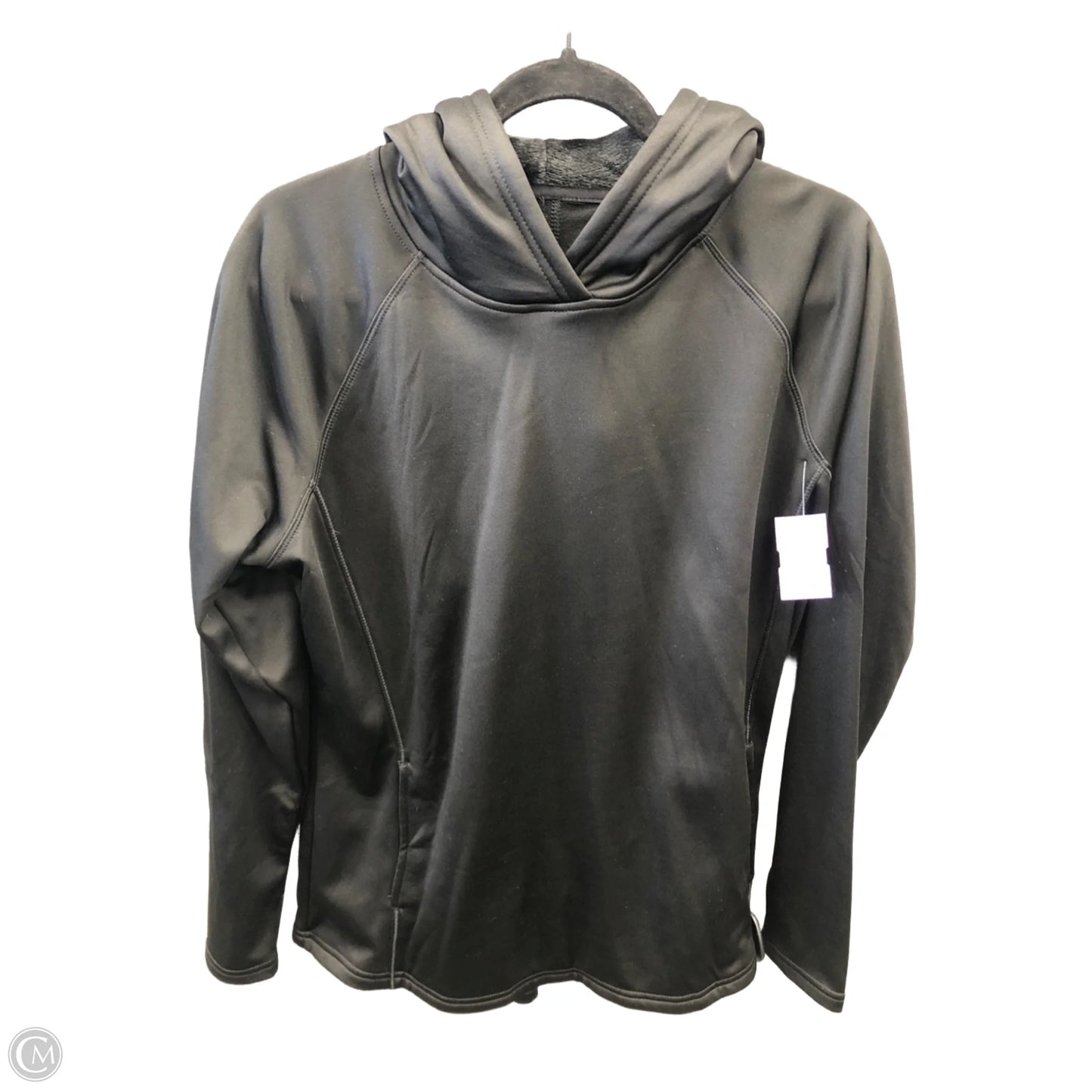 Athletic Sweatshirt Hoodie By Athletic Works In Black, Size: L
