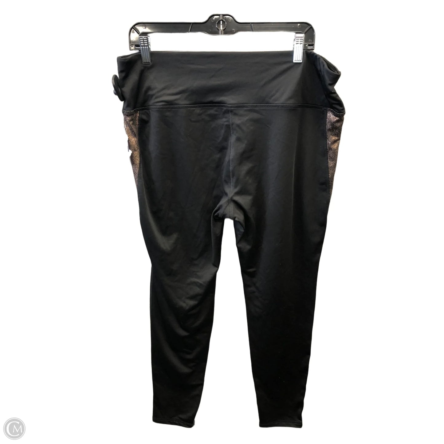 Athletic Leggings By Mta Pro In Black, Size: 1x