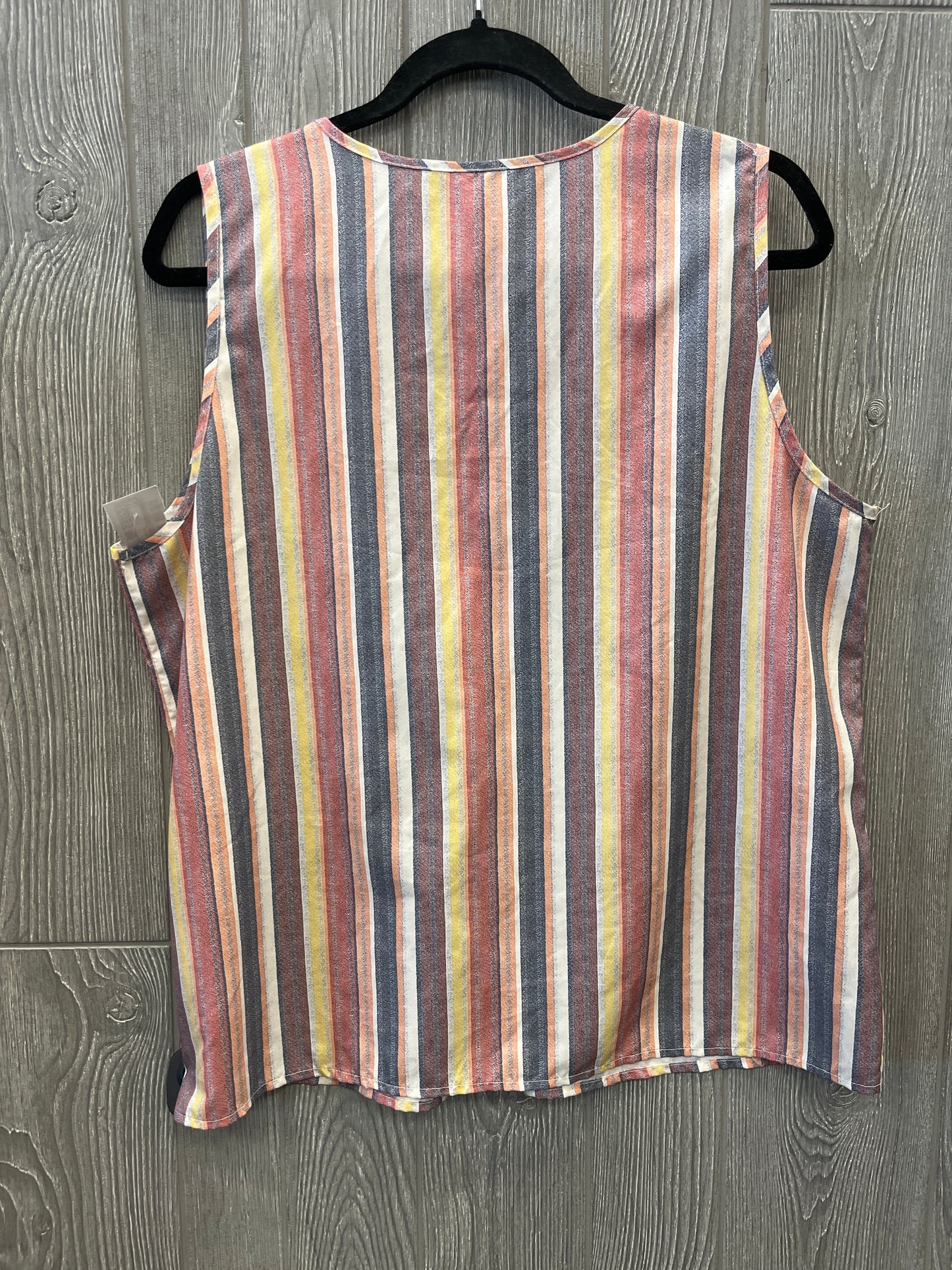 Top Sleeveless By Clothes Mentor In Multi-colored, Size: Xl