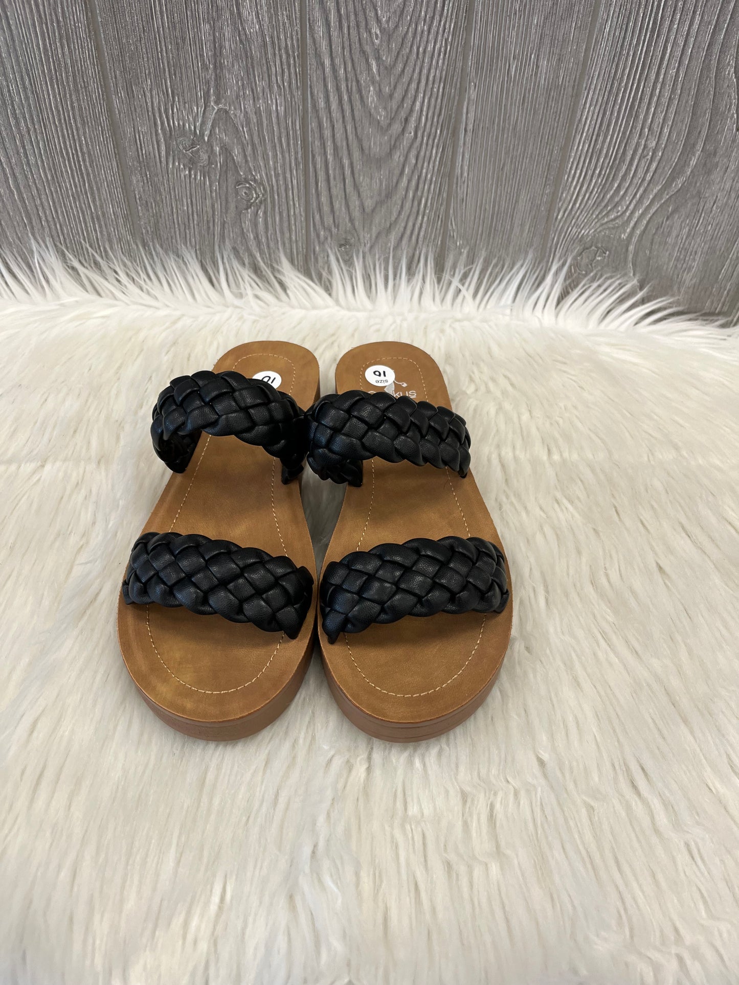 Sandals Flats By Corkys In Black, Size: 10