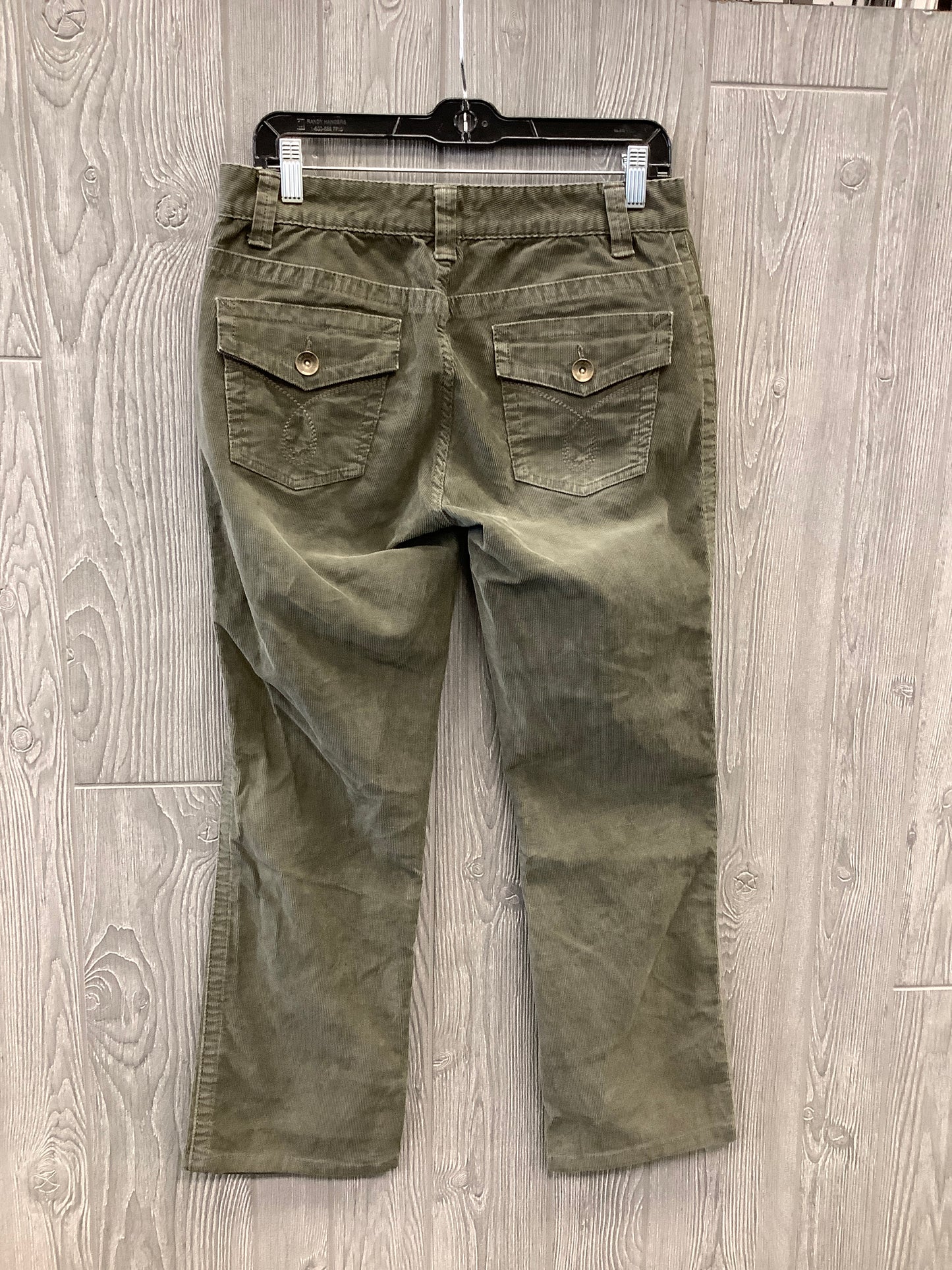Jeans Straight By Calvin Klein In Green, Size: 10