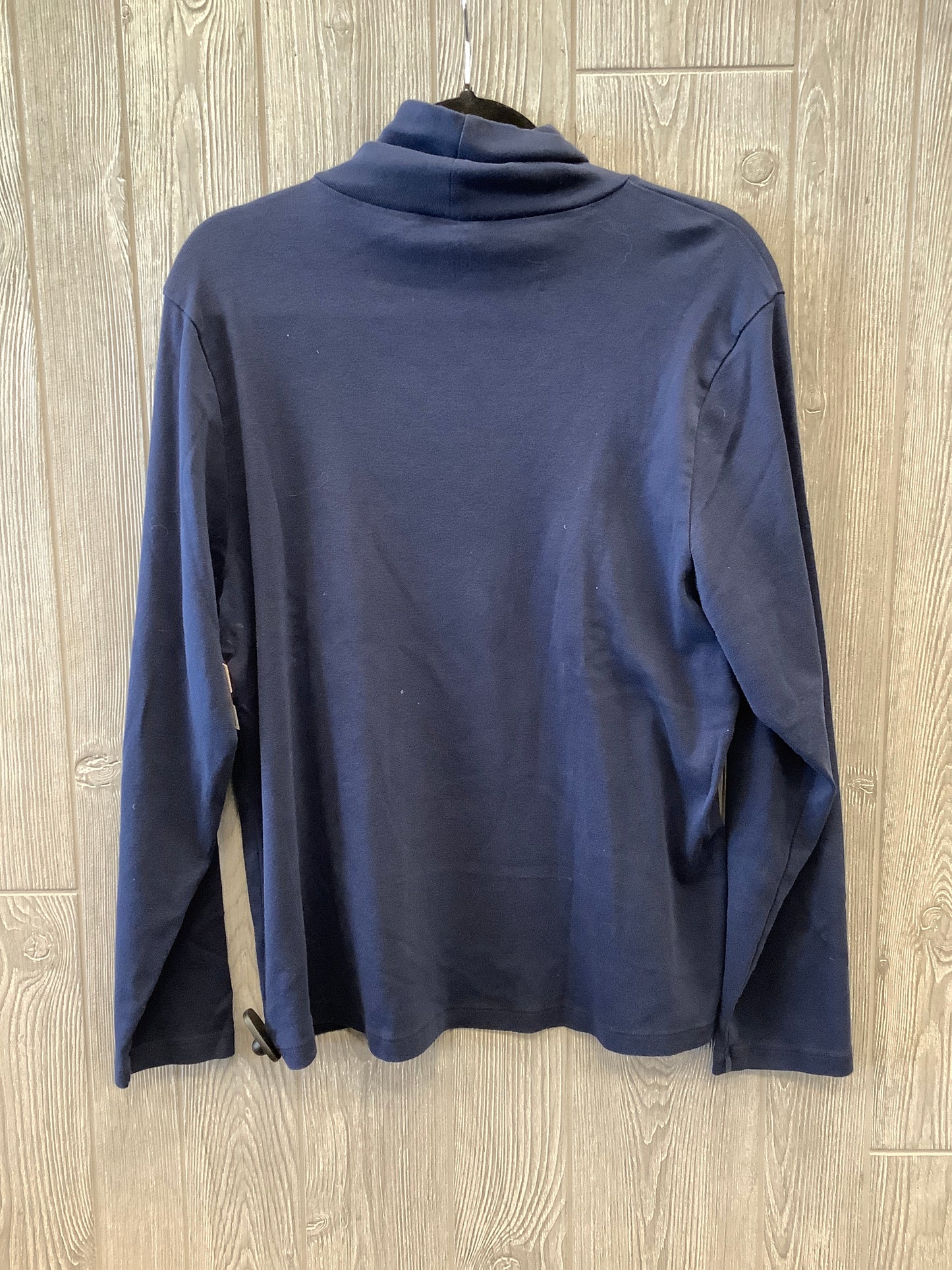 Top Long Sleeve Basic By J. Crew In Blue, Size: 3x