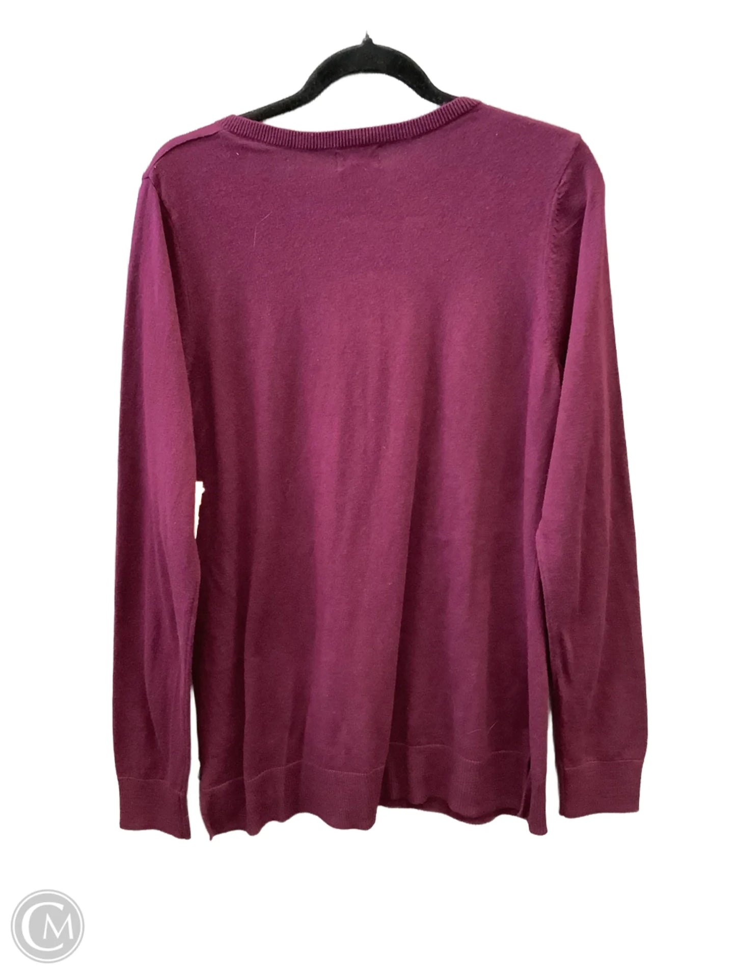 Top Long Sleeve By Old Navy In Purple, Size: L