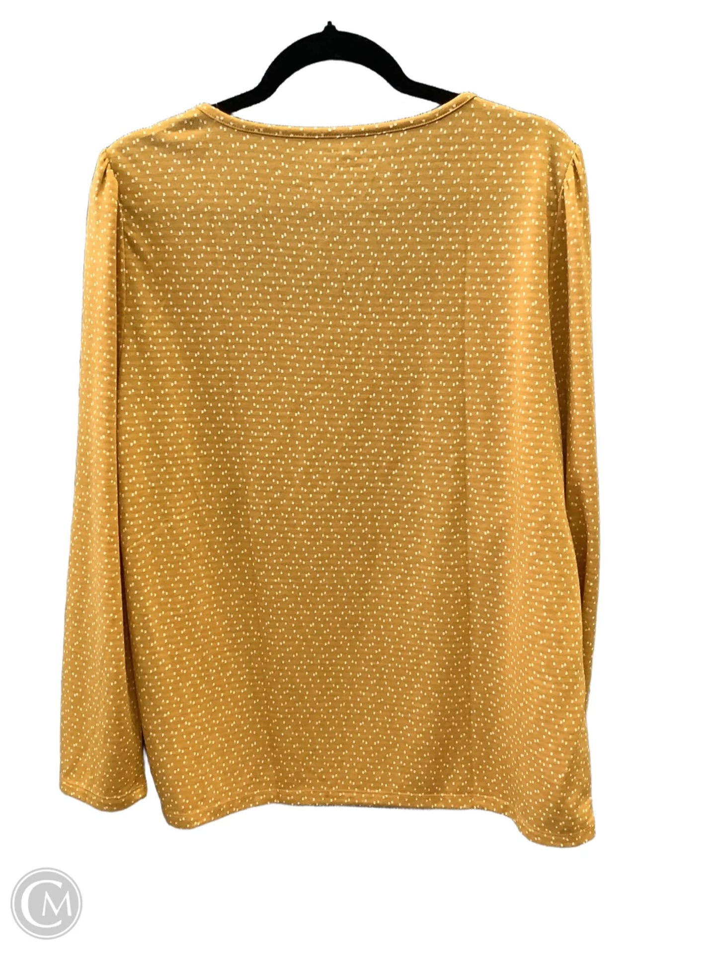 Top Long Sleeve By Loft In Yellow, Size: Xl