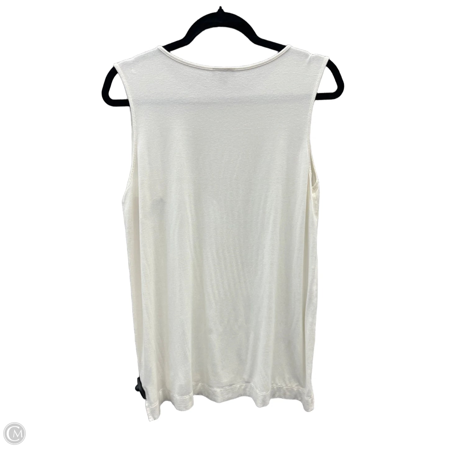 Top Sleeveless Basic By J. Jill In White, Size: M