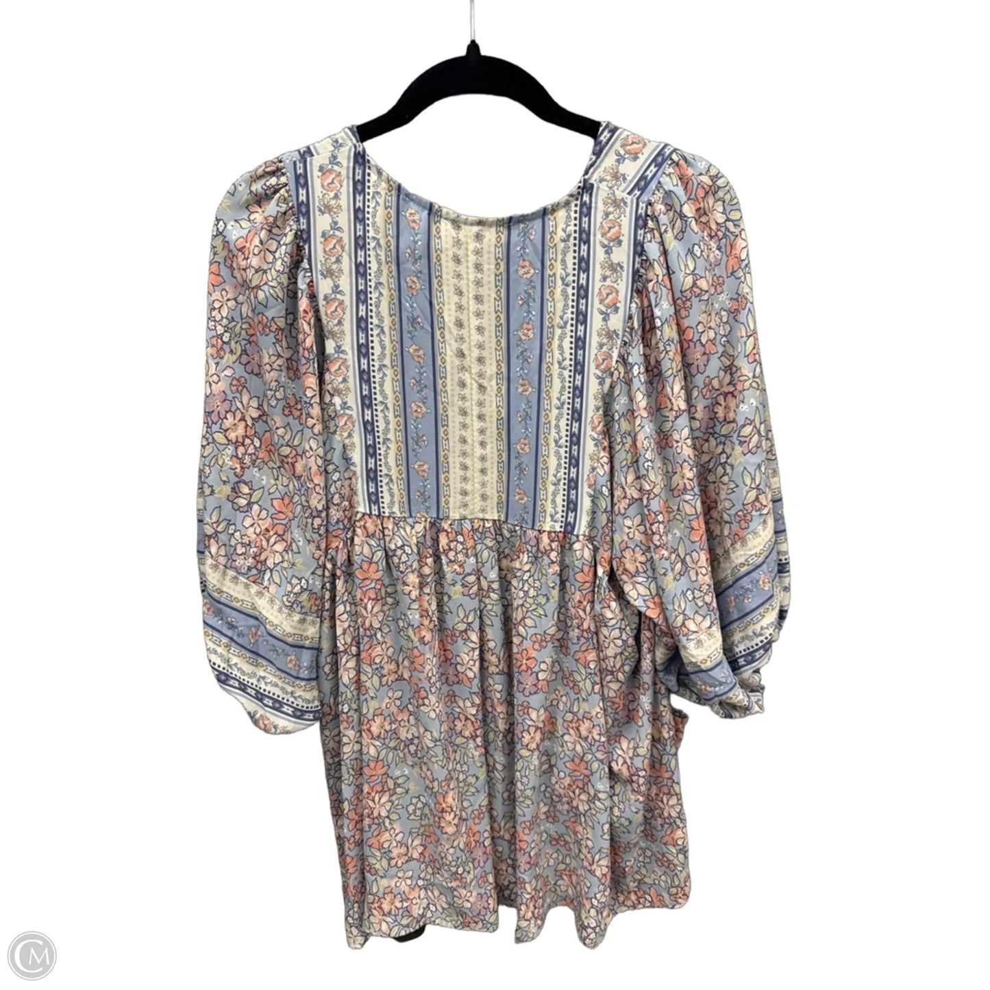 Top Short Sleeve By Mittoshop In Floral Print, Size: S