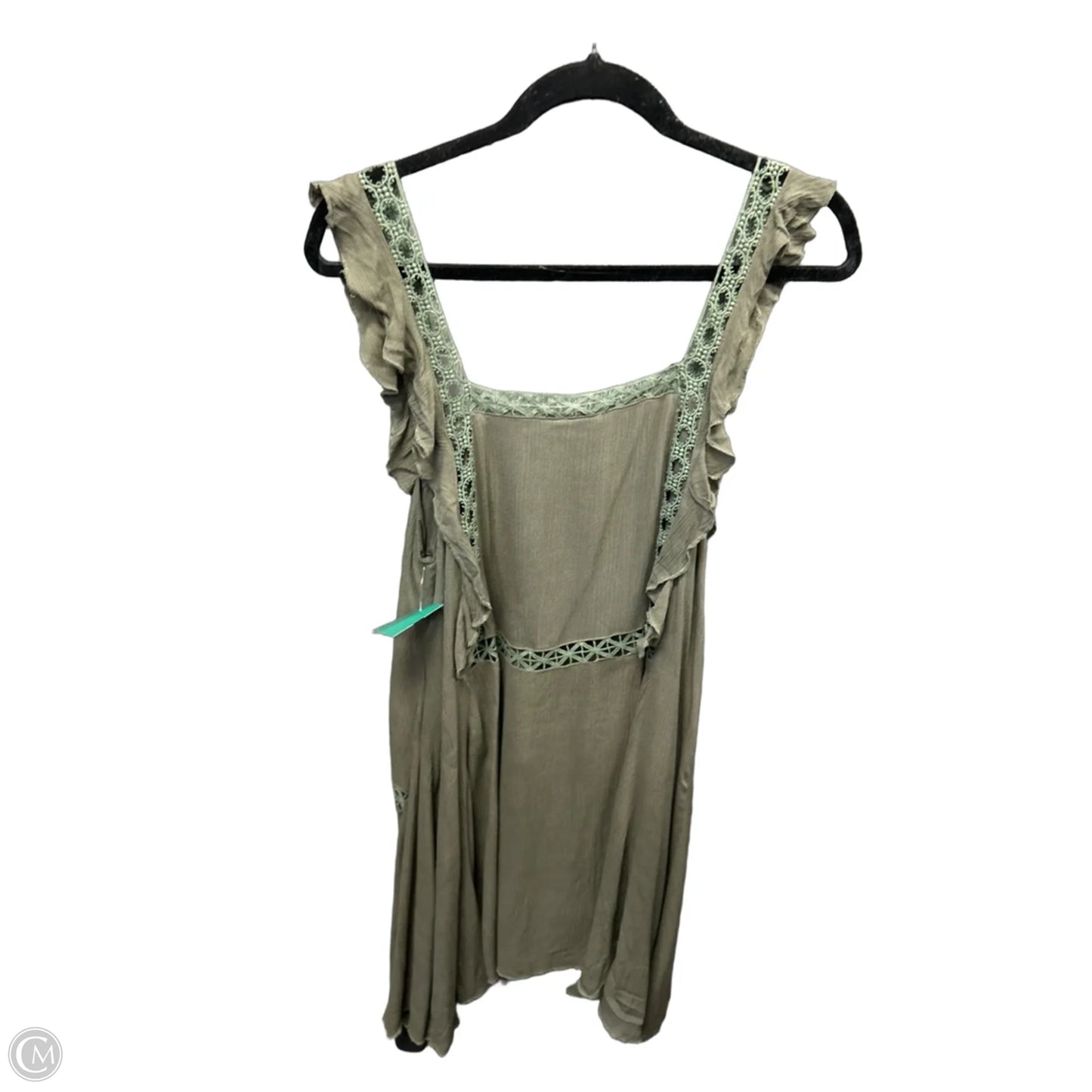 Dress Casual Midi By Hem & Thread In Green, Size: S