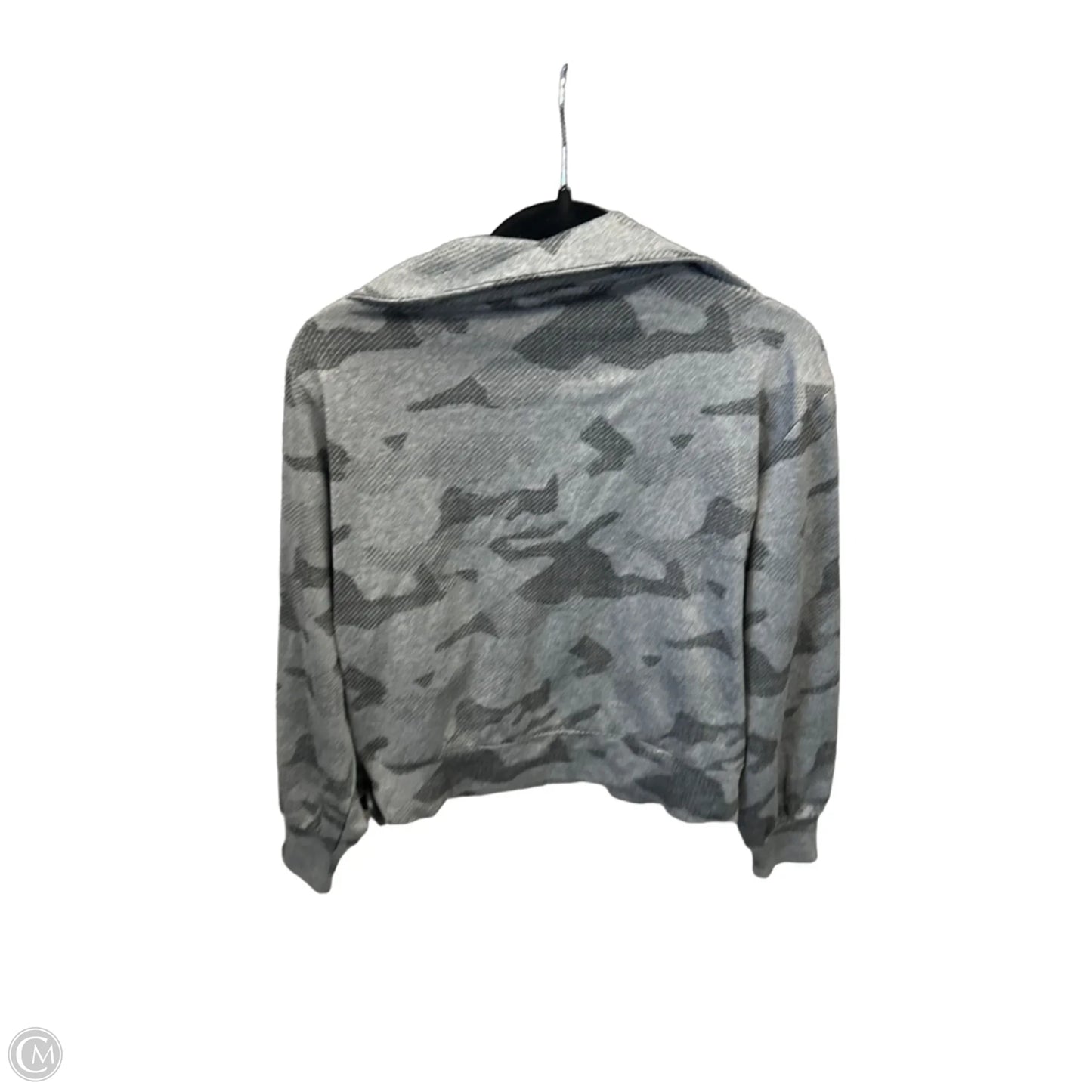Athletic Jacket By Mondetta In Grey, Size: S