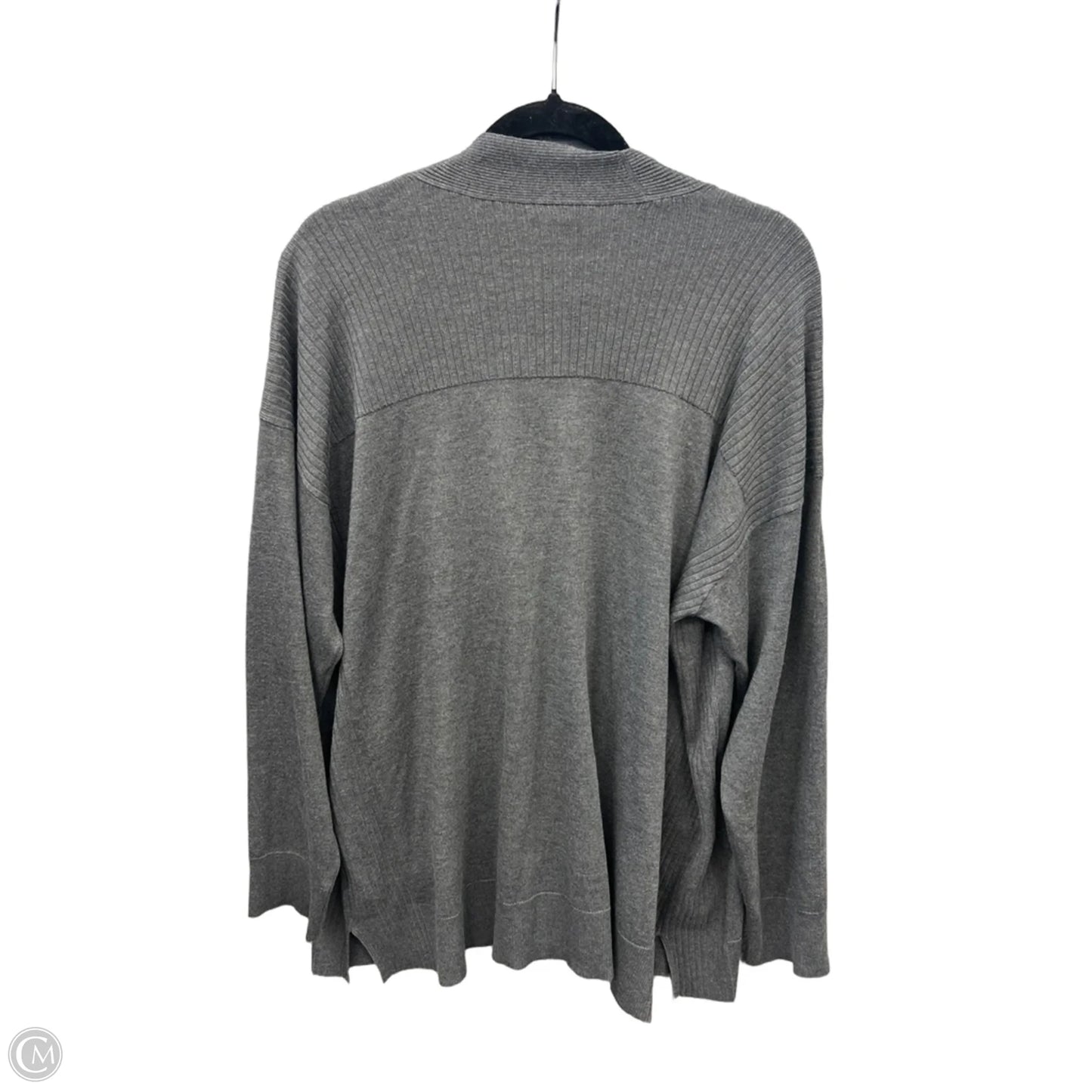 Cardigan By Time And Tru In Grey, Size: Xxl
