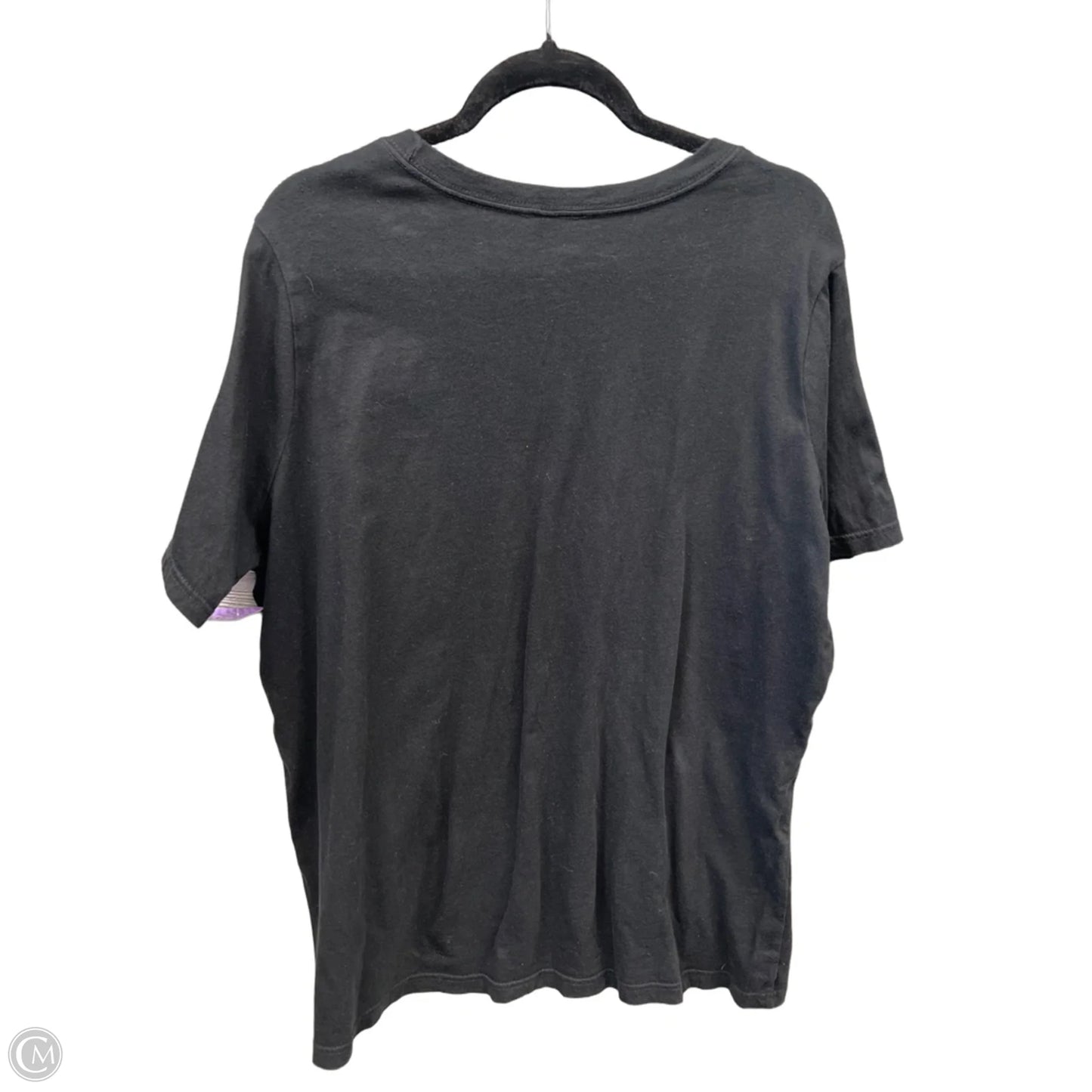 Top Short Sleeve By Adidas In Black, Size: 3x