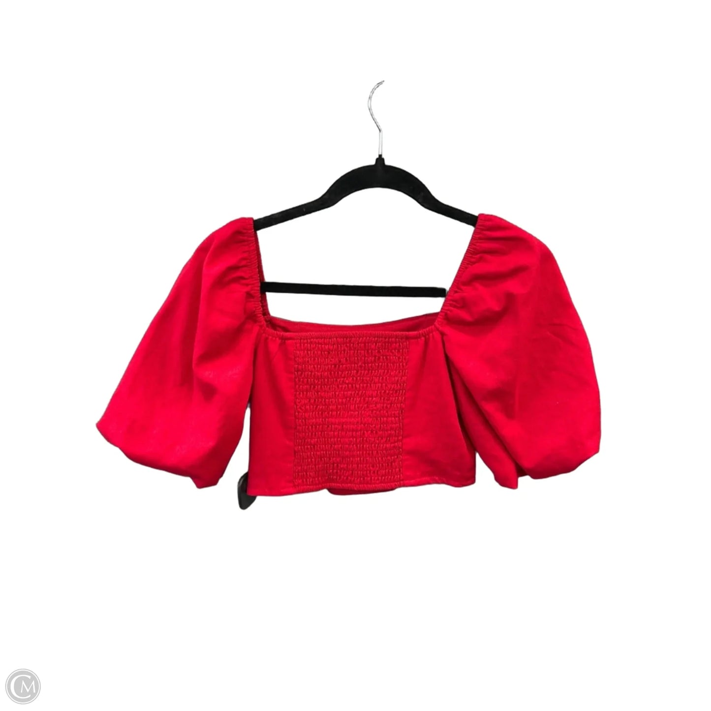Top Short Sleeve By Mi Ami In Red, Size: Xs