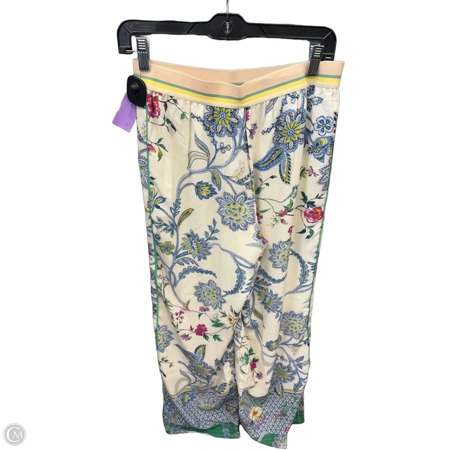 Pants Wide Leg By Caballero In Floral Print, Size: 4