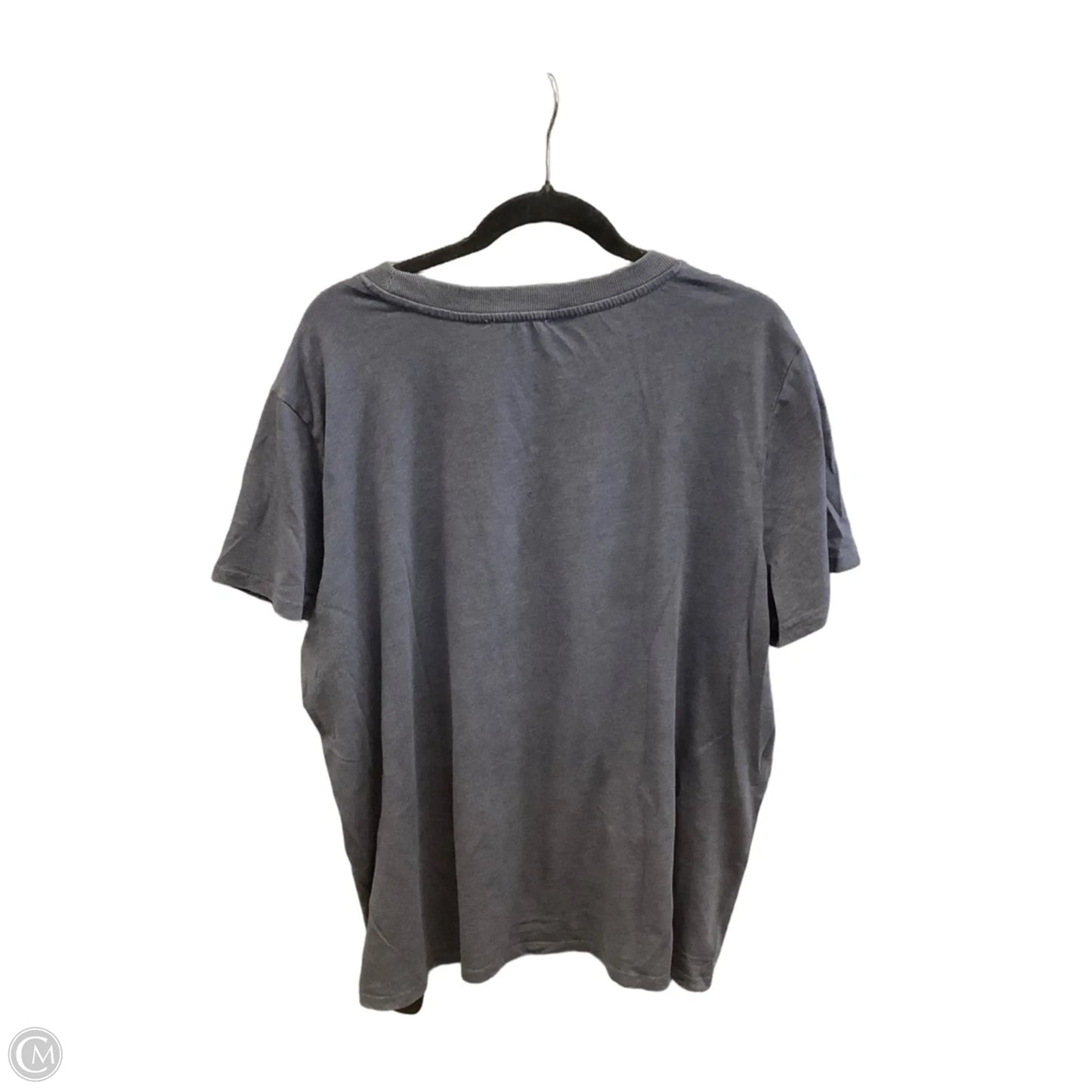Top Short Sleeve By Maurices In Navy, Size: 1x