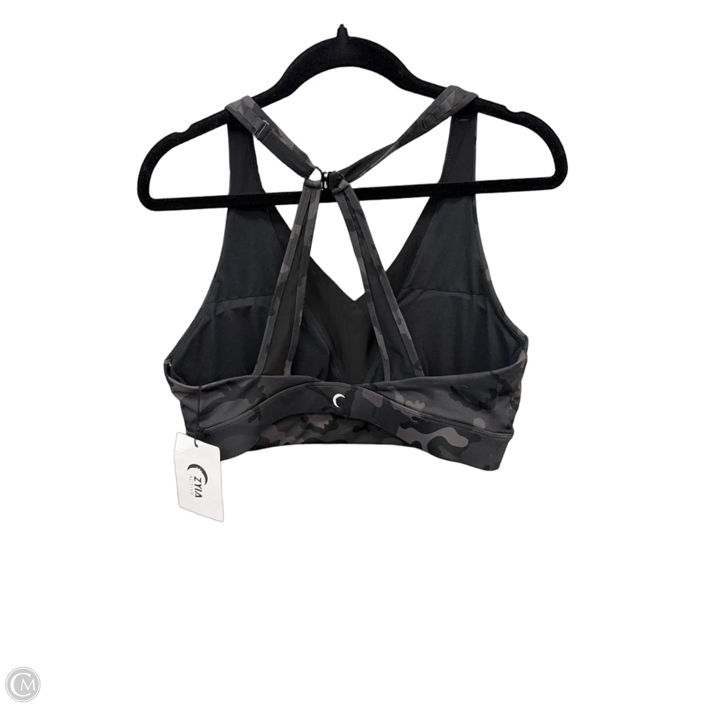 Athletic Bra By Clothes Mentor In Black, Size: 1x