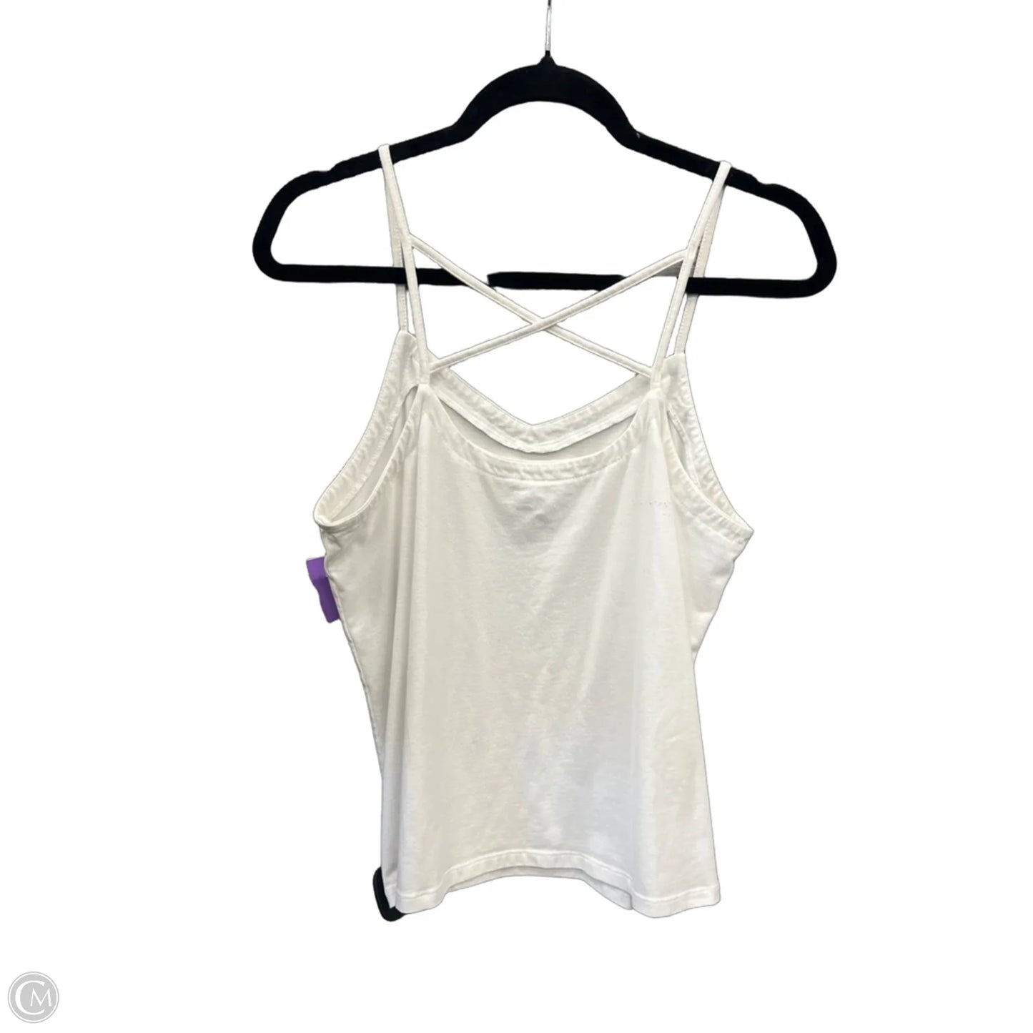 Top Sleeveless By Universal Thread In White, Size: M