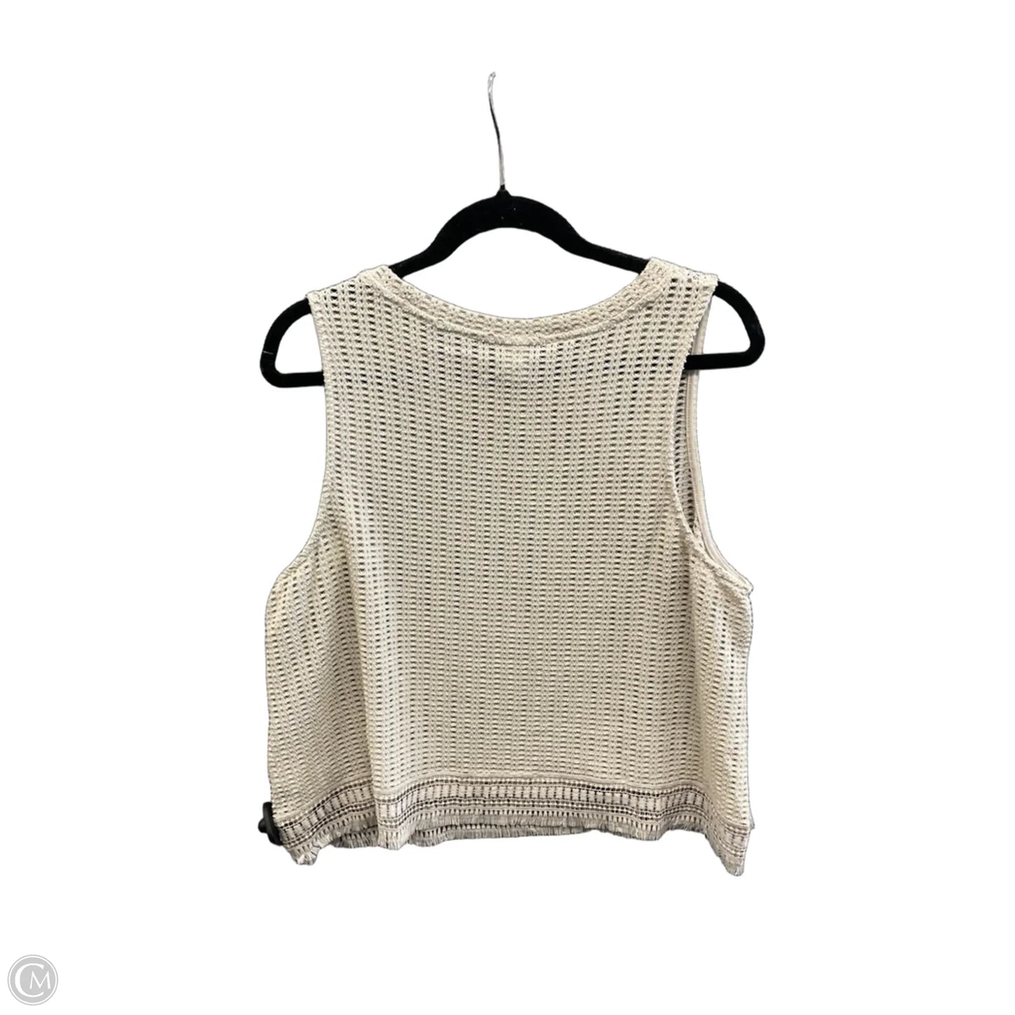 Top Sleeveless By Old Navy In Cream, Size: Xl
