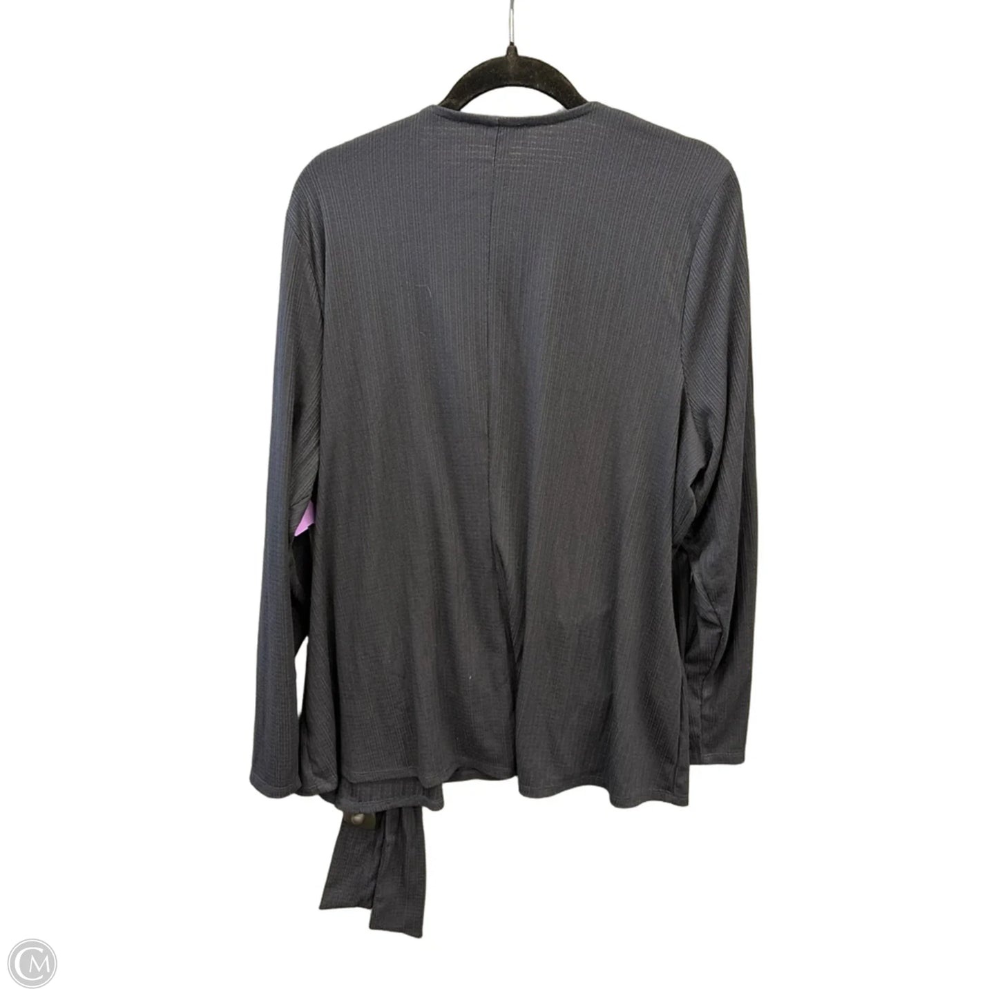 Top Long Sleeve By Lane Bryant In Black, Size: 3x