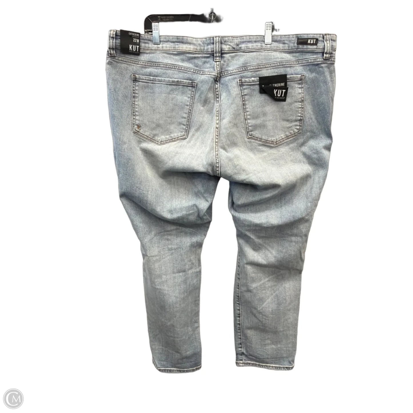 Jeans Boyfriend By Kut In Blue Denim, Size: 22