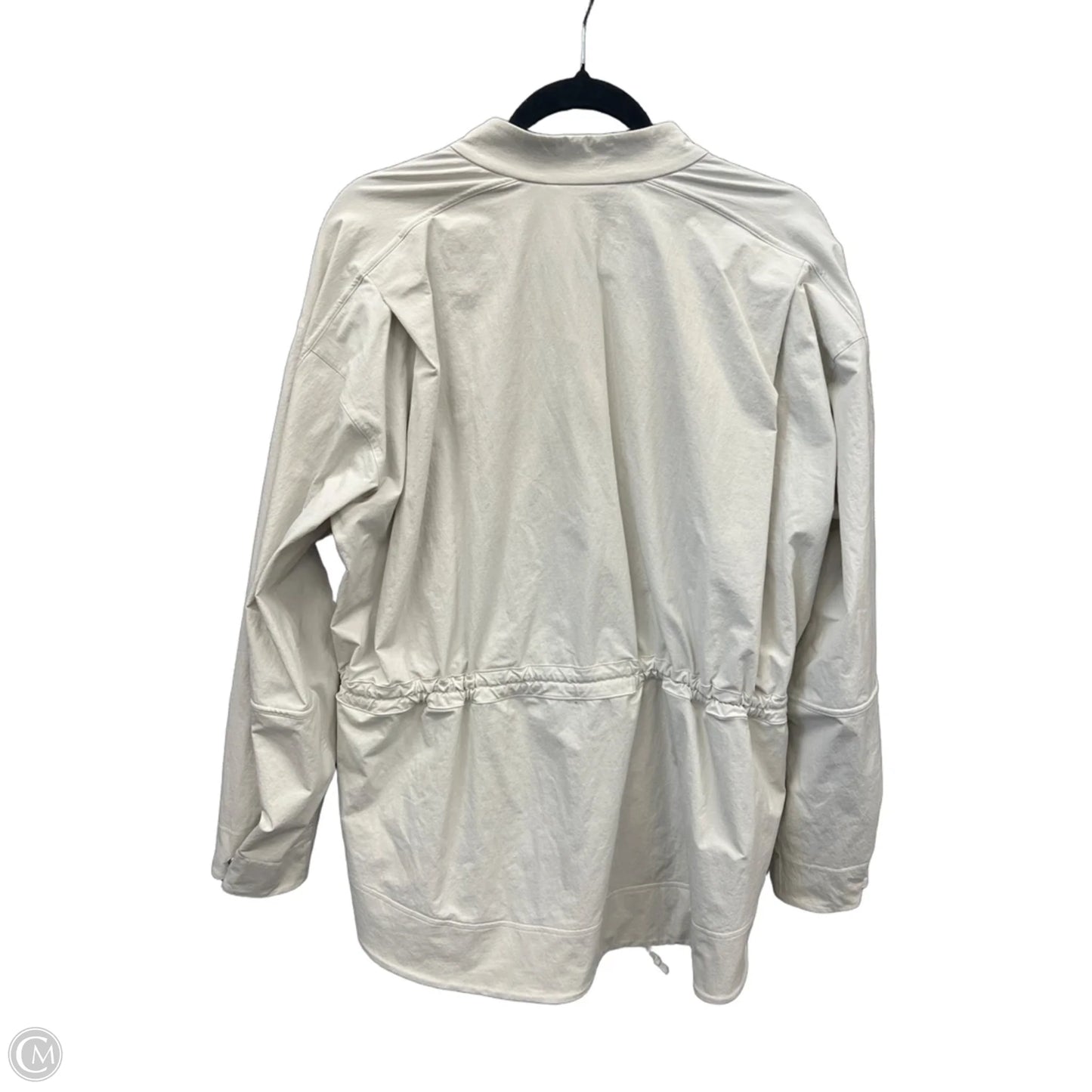 Jacket Windbreaker By Lululemon In Cream, Size: M