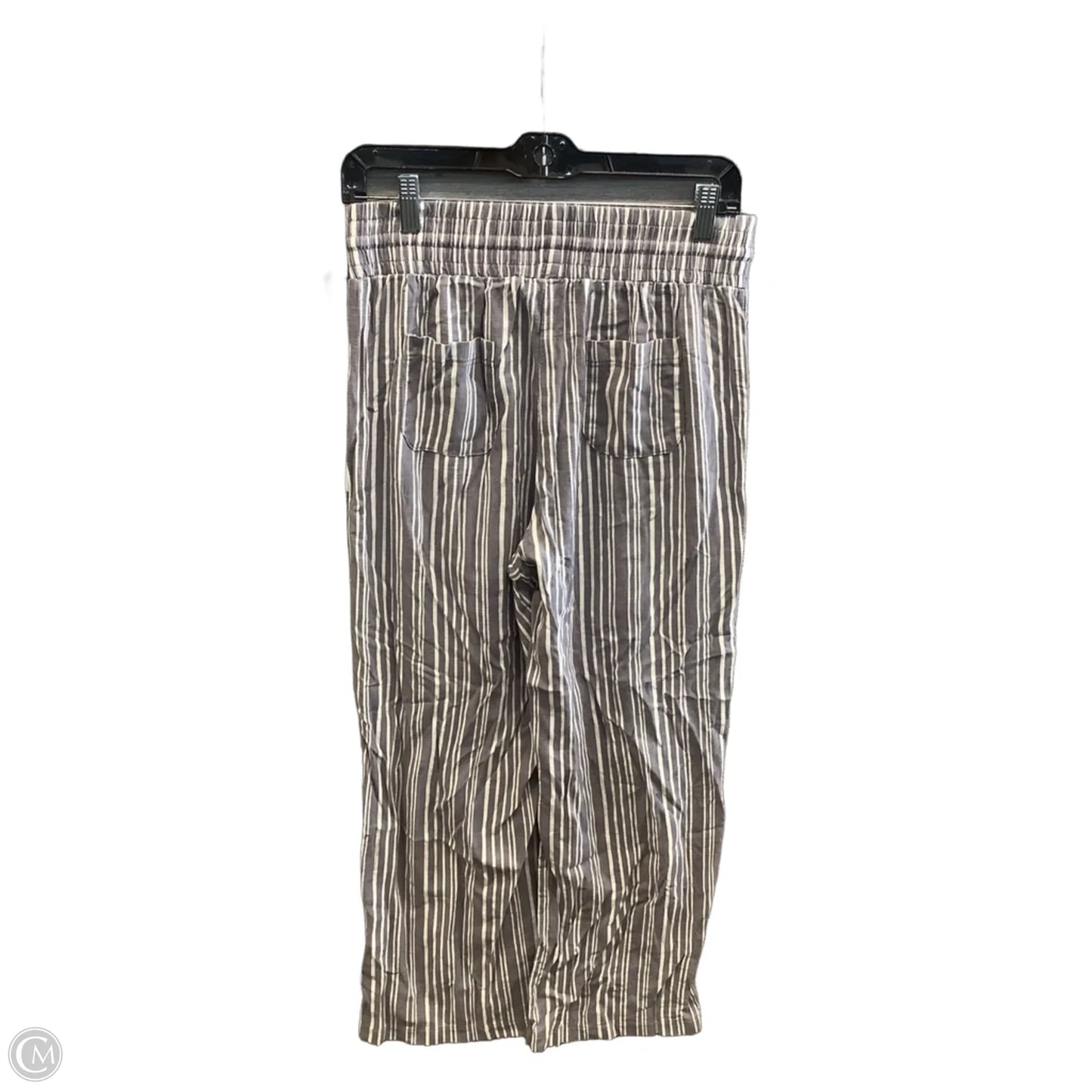 Pants Linen By Clothes Mentor In Striped Pattern, Size: 8