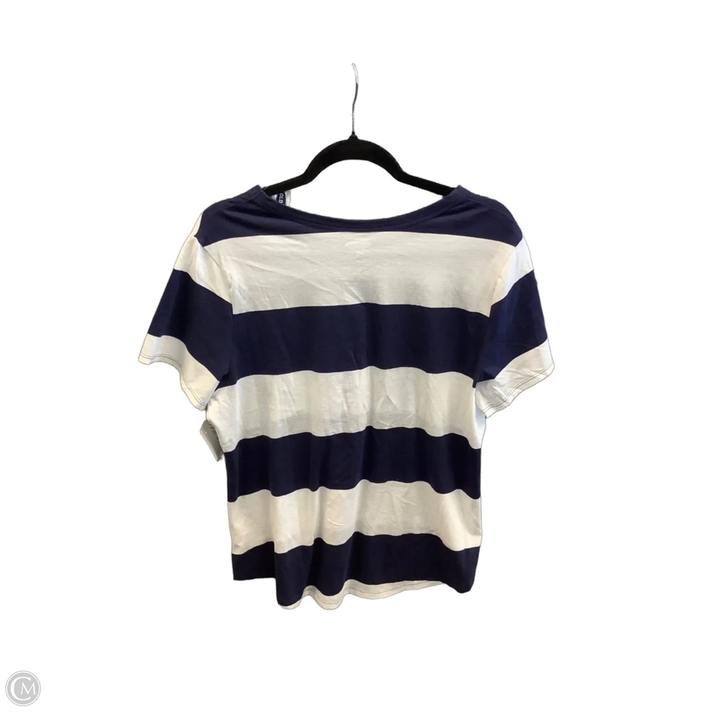 Top Short Sleeve Basic By Old Navy In Striped Pattern, Size: Xl