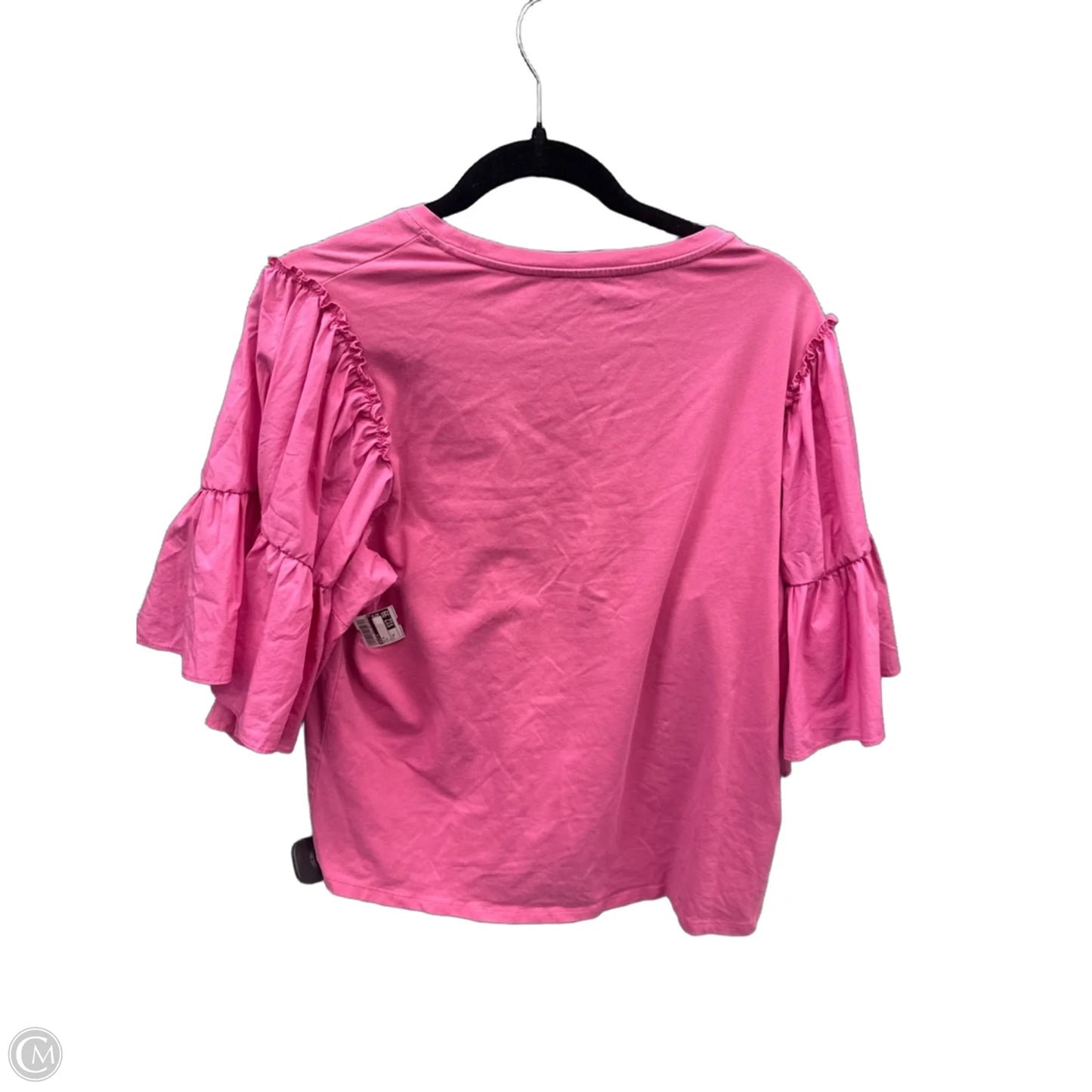 Top Short Sleeve By Bailey 44 In Pink, Size: Xl