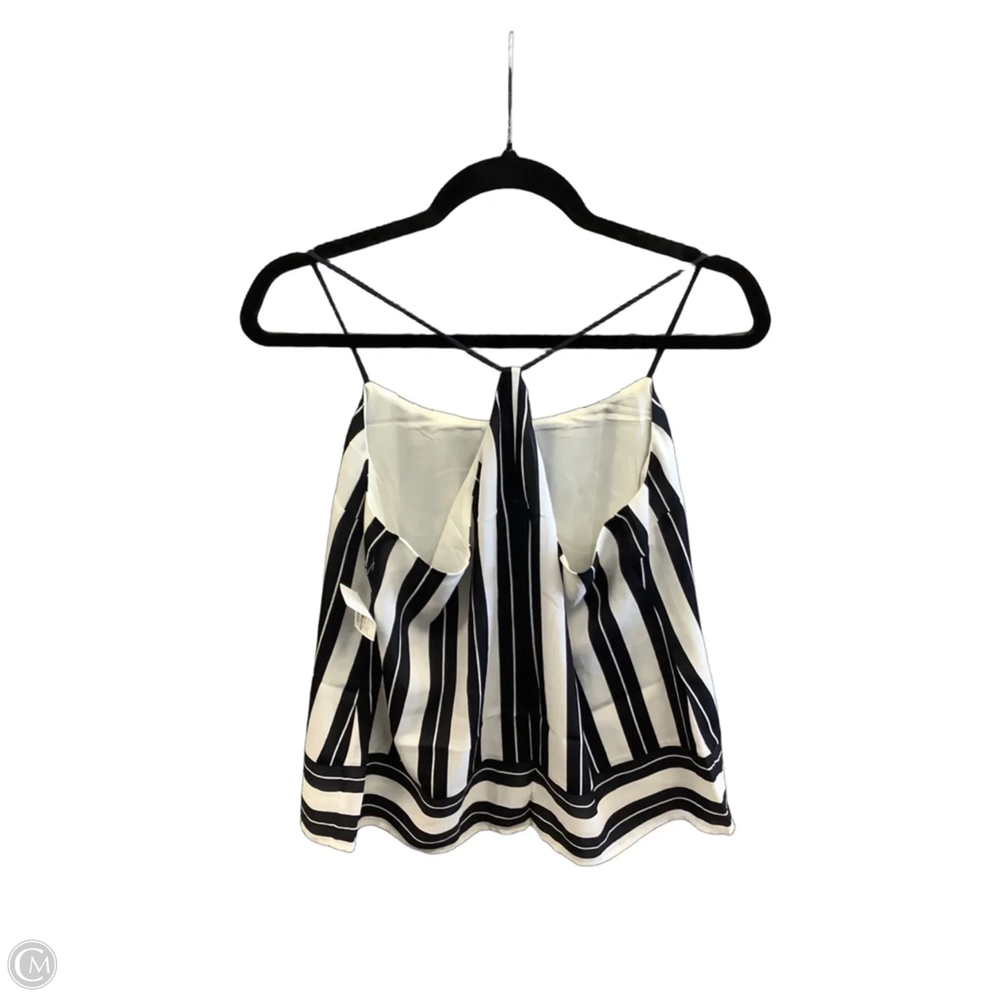 Top Sleeveless By Banana Republic In Striped Pattern, Size: L