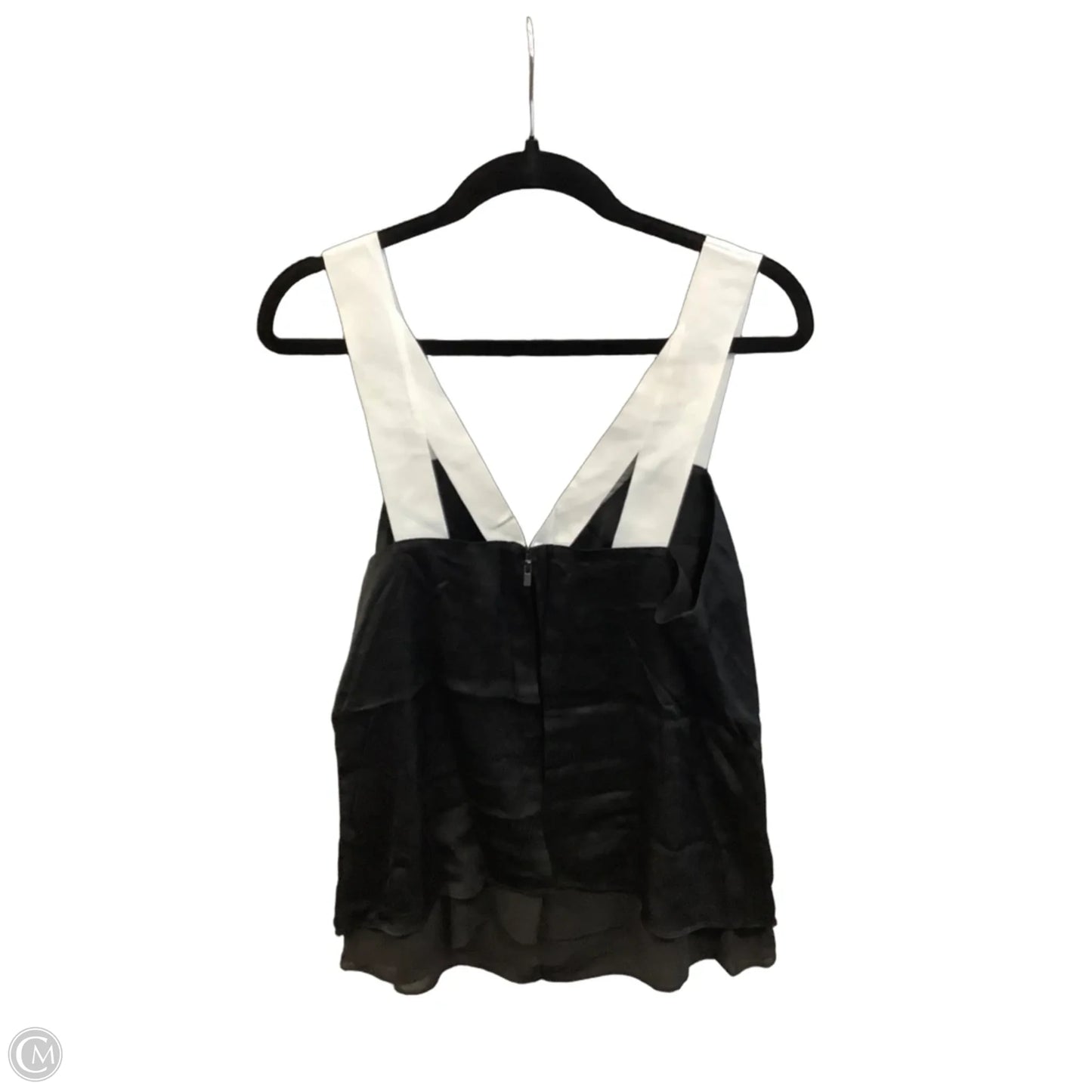 Top Sleeveless By Banana Republic In Black, Size: M